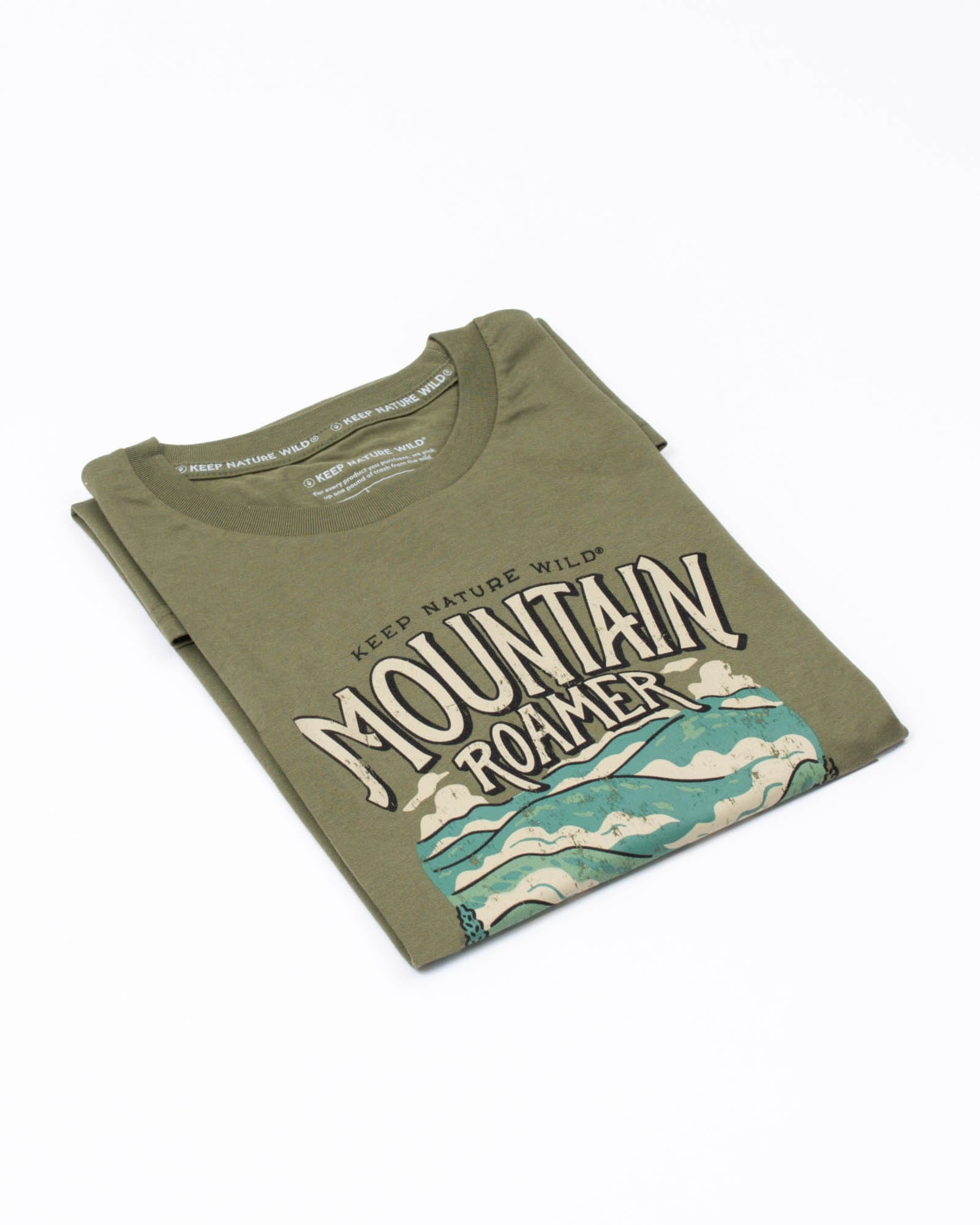 Keep Nature Wild Tee Mountain Roamer Unisex Tee | Olive