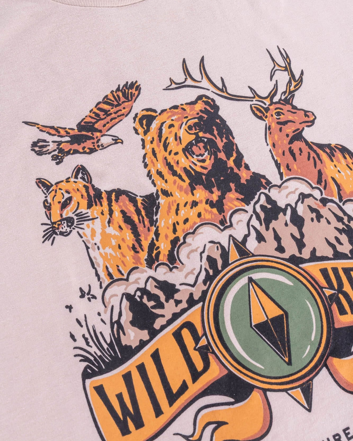 Keep Nature Wild Tee Mountain Wilderness Wild Keeper | Unisex Tee | Heather Tan