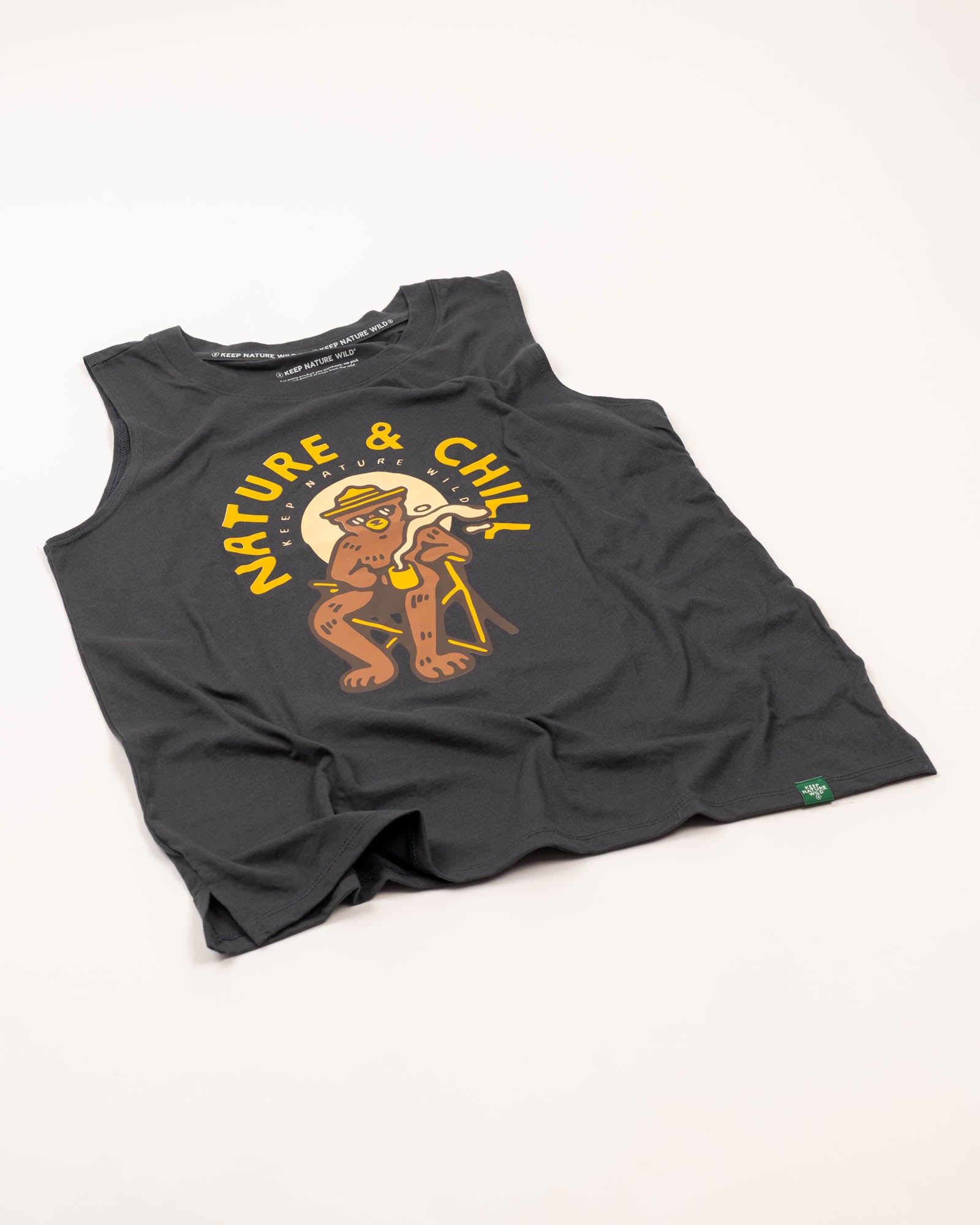 Keep Nature Wild Tank Nature & Chill Women's Muscle Tank | Coal
