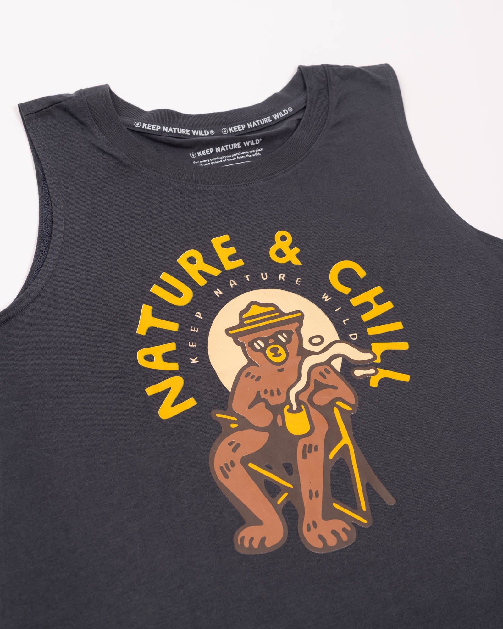 Keep Nature Wild Tank Nature & Chill Women's Muscle Tank | Coal