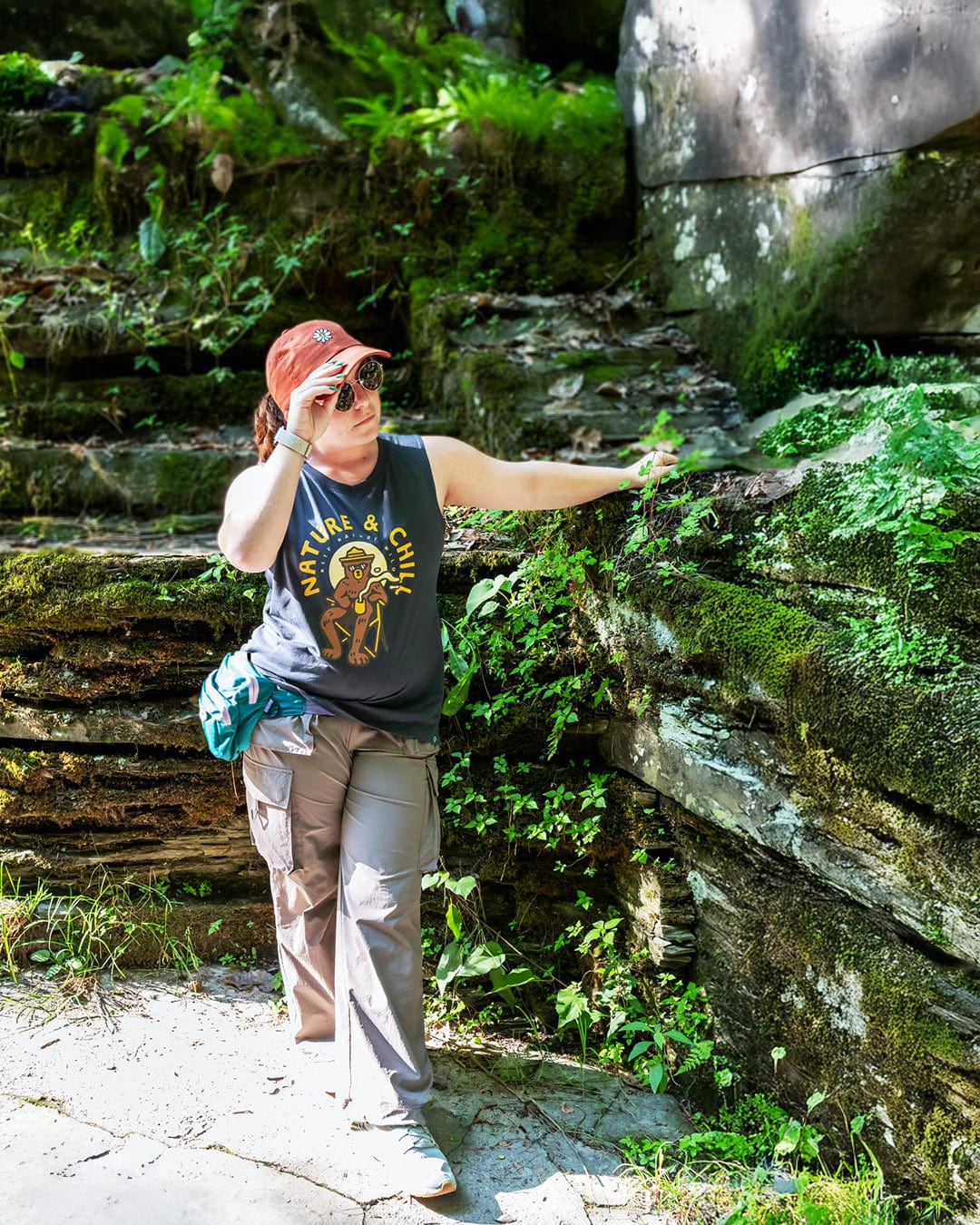 Keep Nature Wild Tank Nature & Chill Women's Muscle Tank | Coal