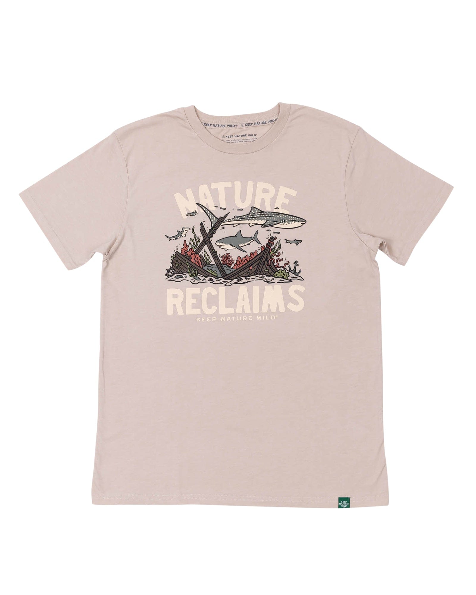Keep Nature Wild Tee Nature Reclaims Unisex Tee | Heather Tan