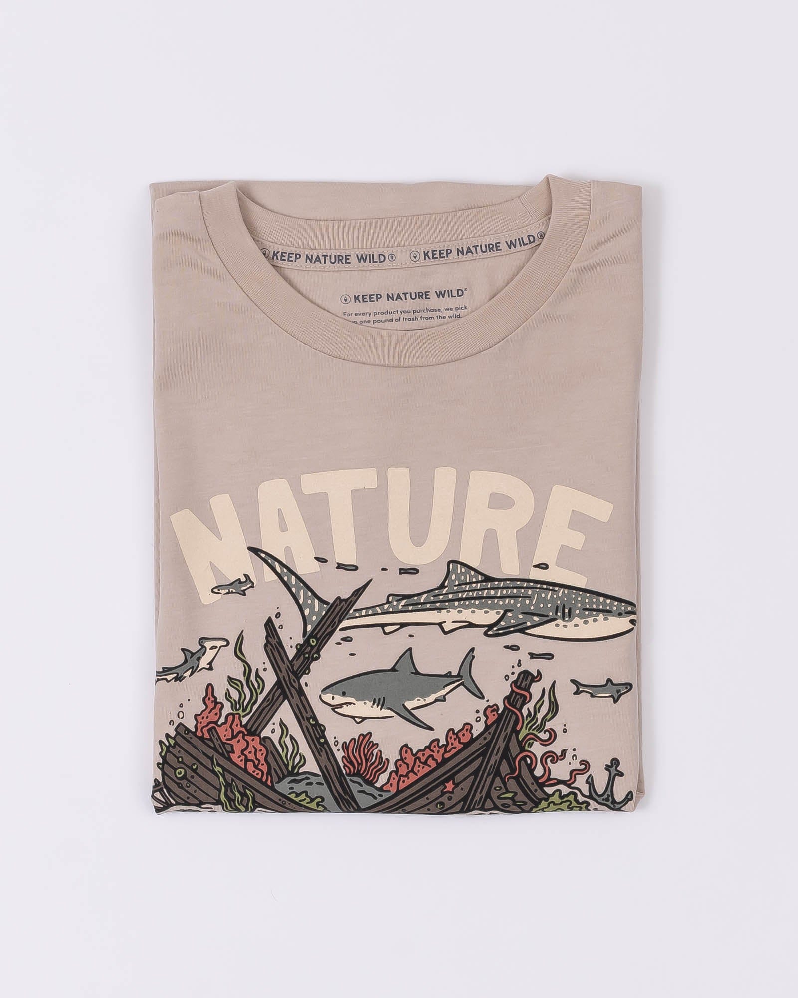 Keep Nature Wild Tee Nature Reclaims Unisex Tee | Heather Tan