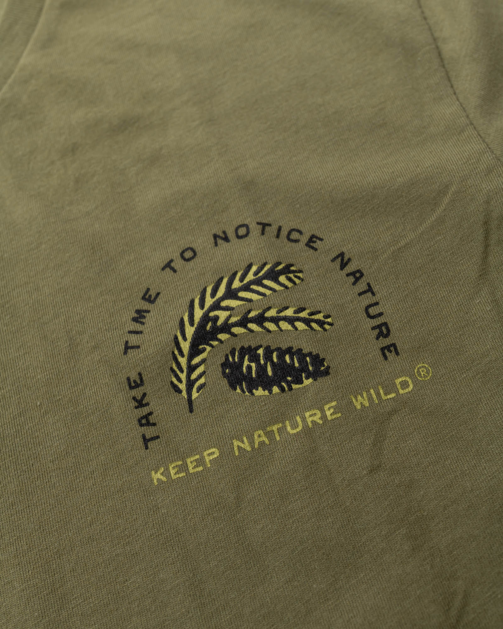 Keep Nature Wild Long Sleeve Nature Study Conifers Unisex Long Sleeve | Olive
