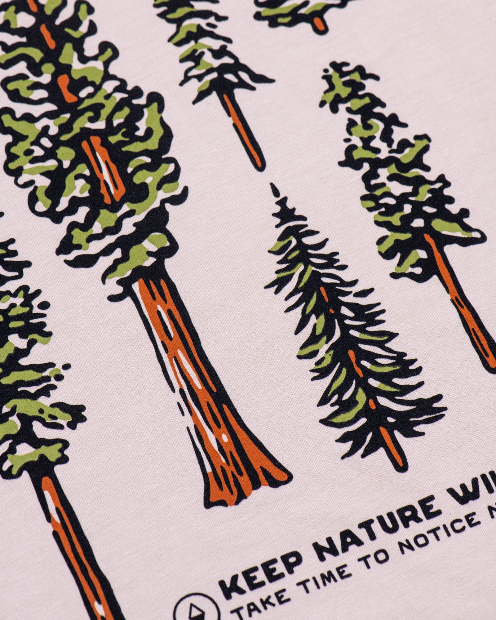 Keep Nature Wild Tee Nature Study Conifers Unisex Tee | Heather Tan