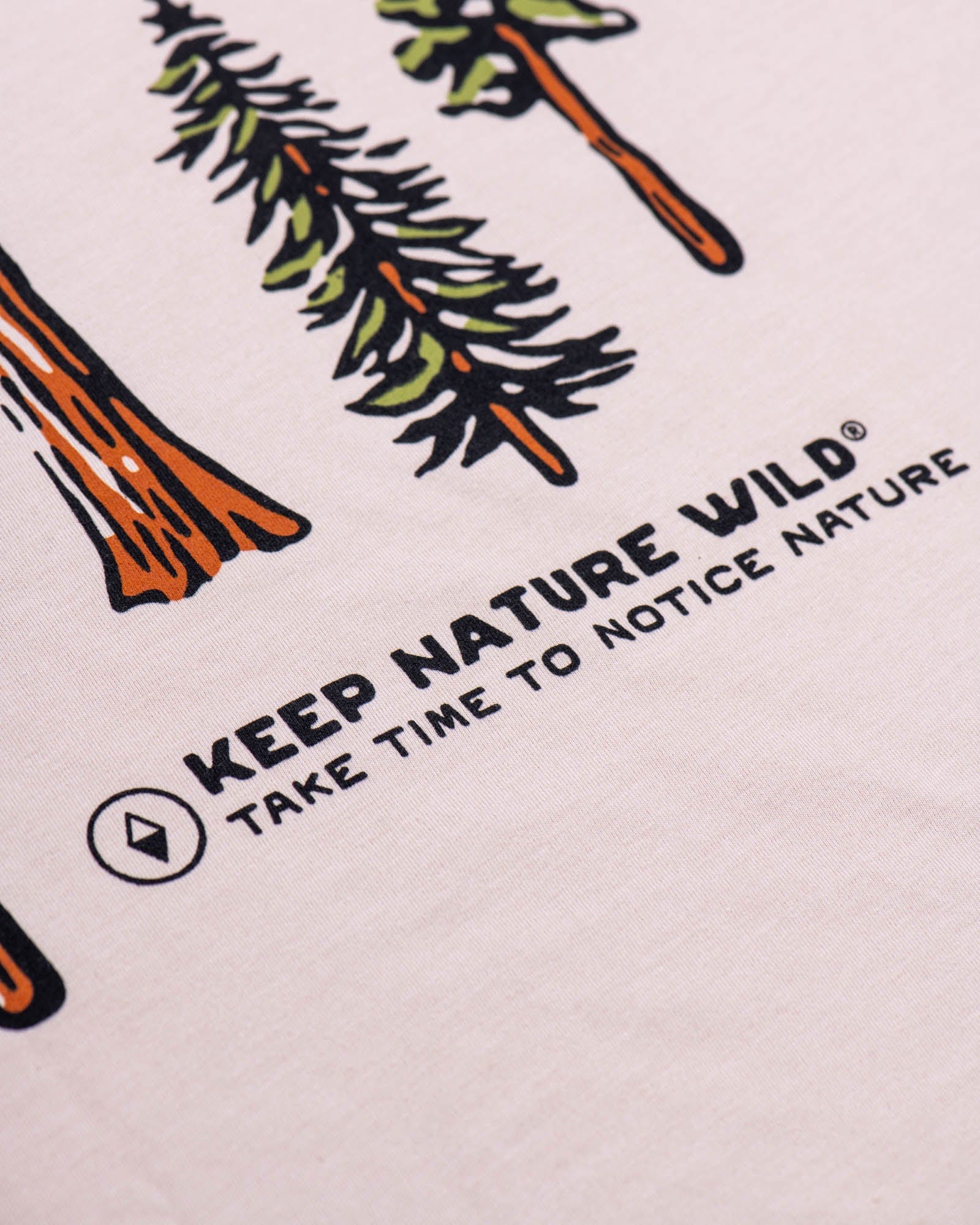 Keep Nature Wild Tee Nature Study Conifers Unisex Tee | Heather Tan