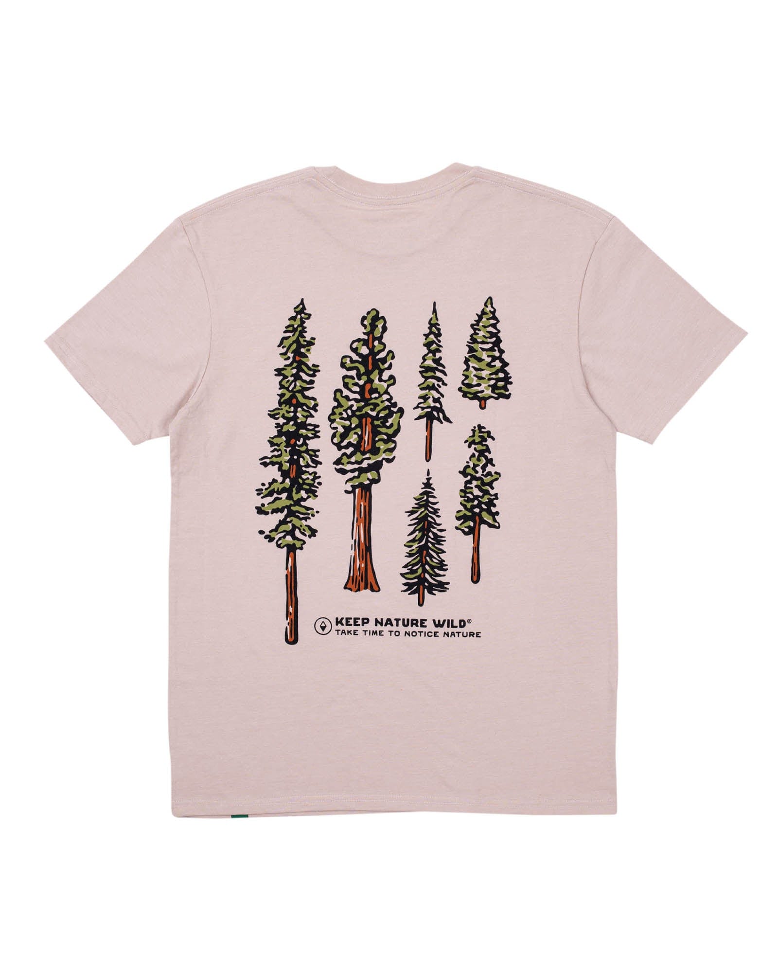 Keep Nature Wild Tee Nature Study Conifers Unisex Tee | Heather Tan