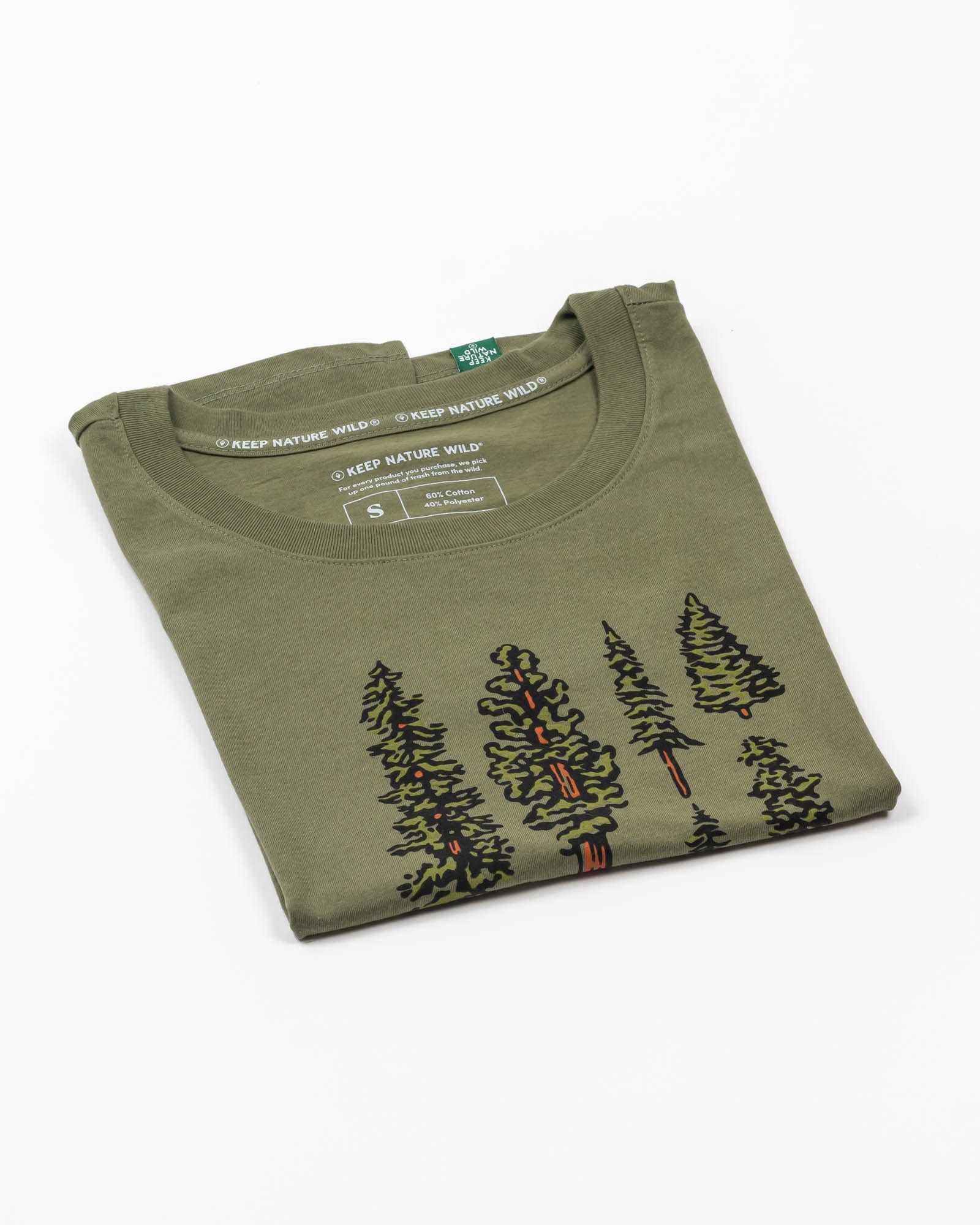 Keep Nature Wild Tank Nature Study Conifers Women's Muscle Tank | Olive