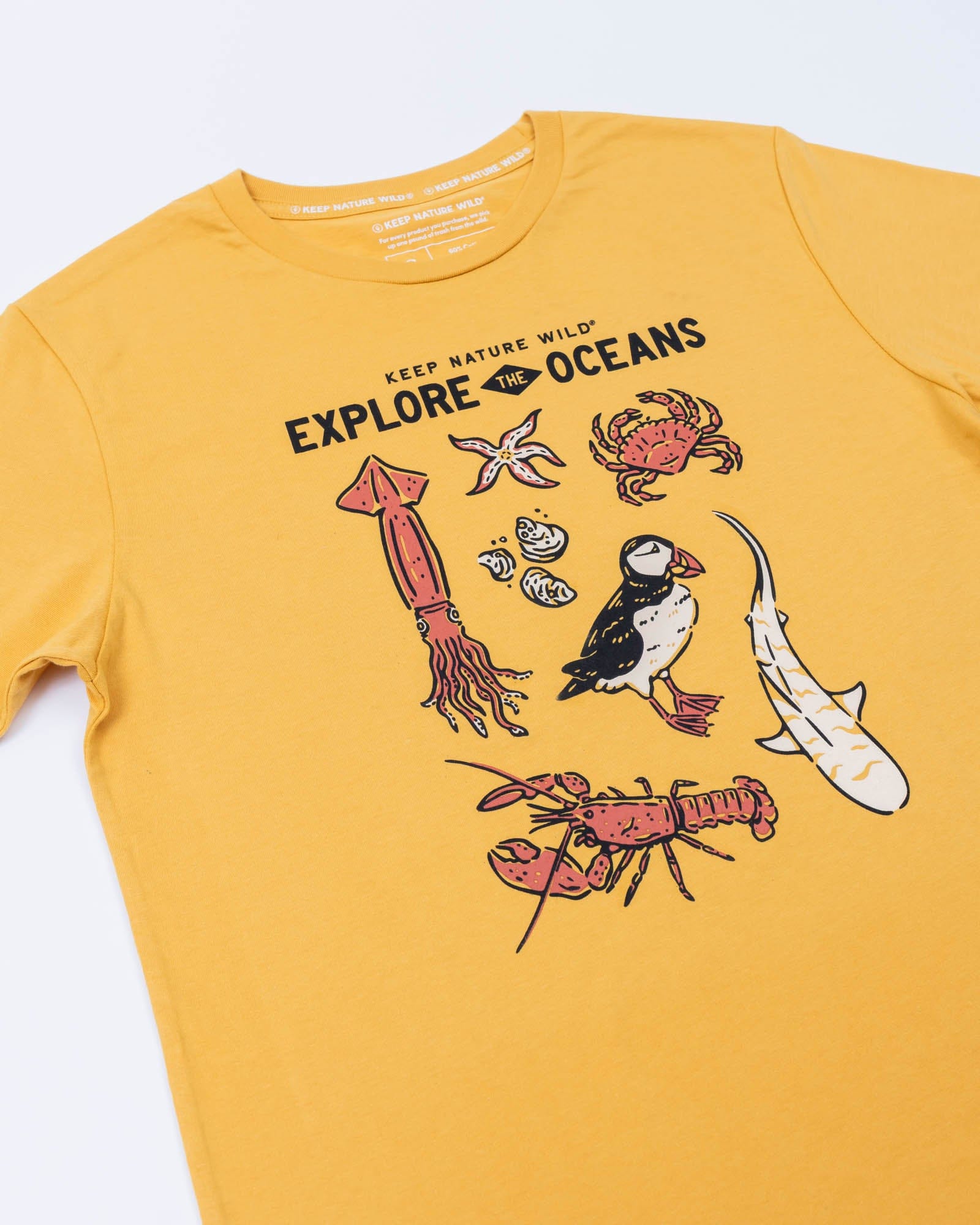 Keep Nature Wild Tee Nature Study East Coast Unisex Tee | Mustard