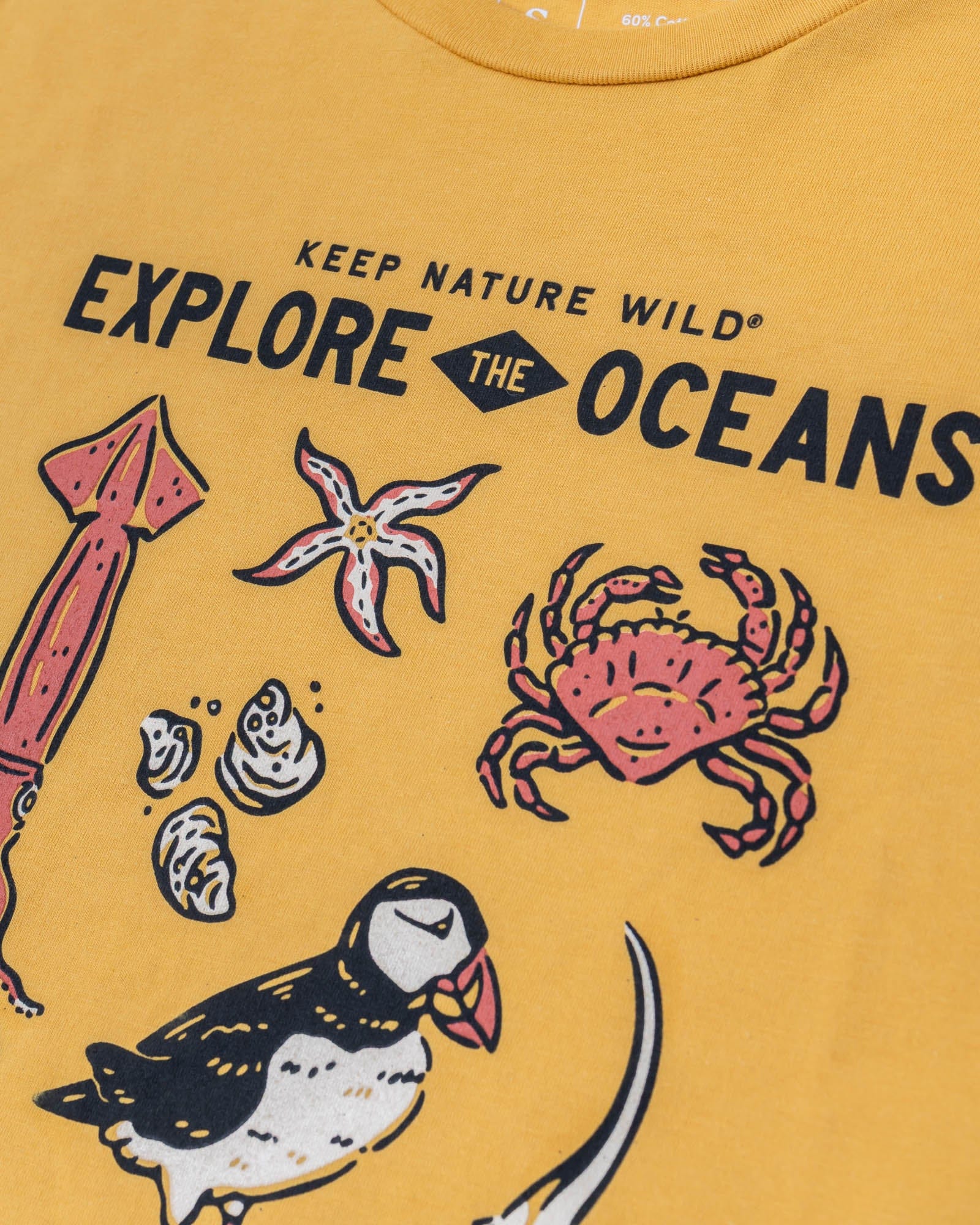 Keep Nature Wild Tee Nature Study East Coast Unisex Tee | Mustard