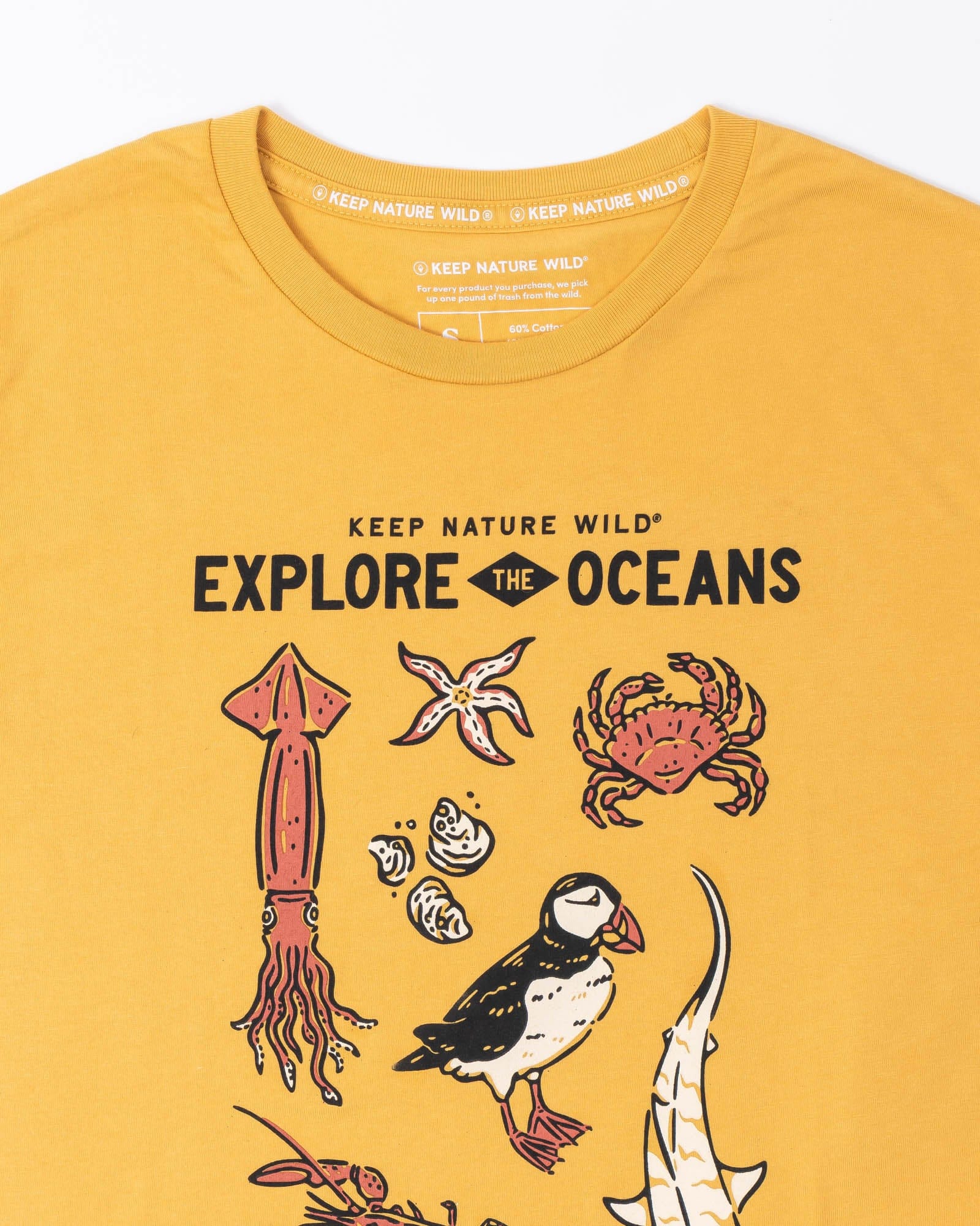 Keep Nature Wild Tee Nature Study East Coast Unisex Tee | Mustard