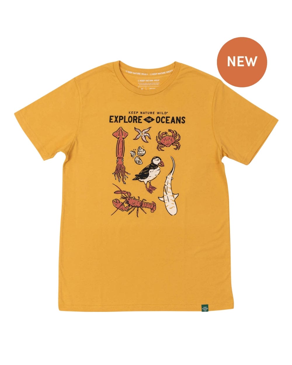 Keep Nature Wild Tee Nature Study East Coast Unisex Tee | Mustard
