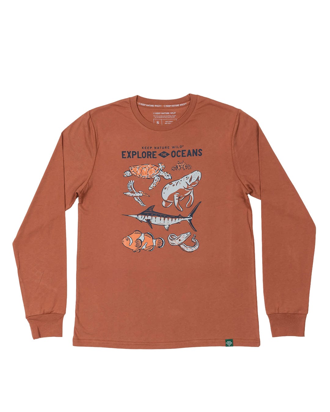 Keep Nature Wild Long Sleeve Nature Study Florida Unisex Long Sleeve Shirt | Redwood