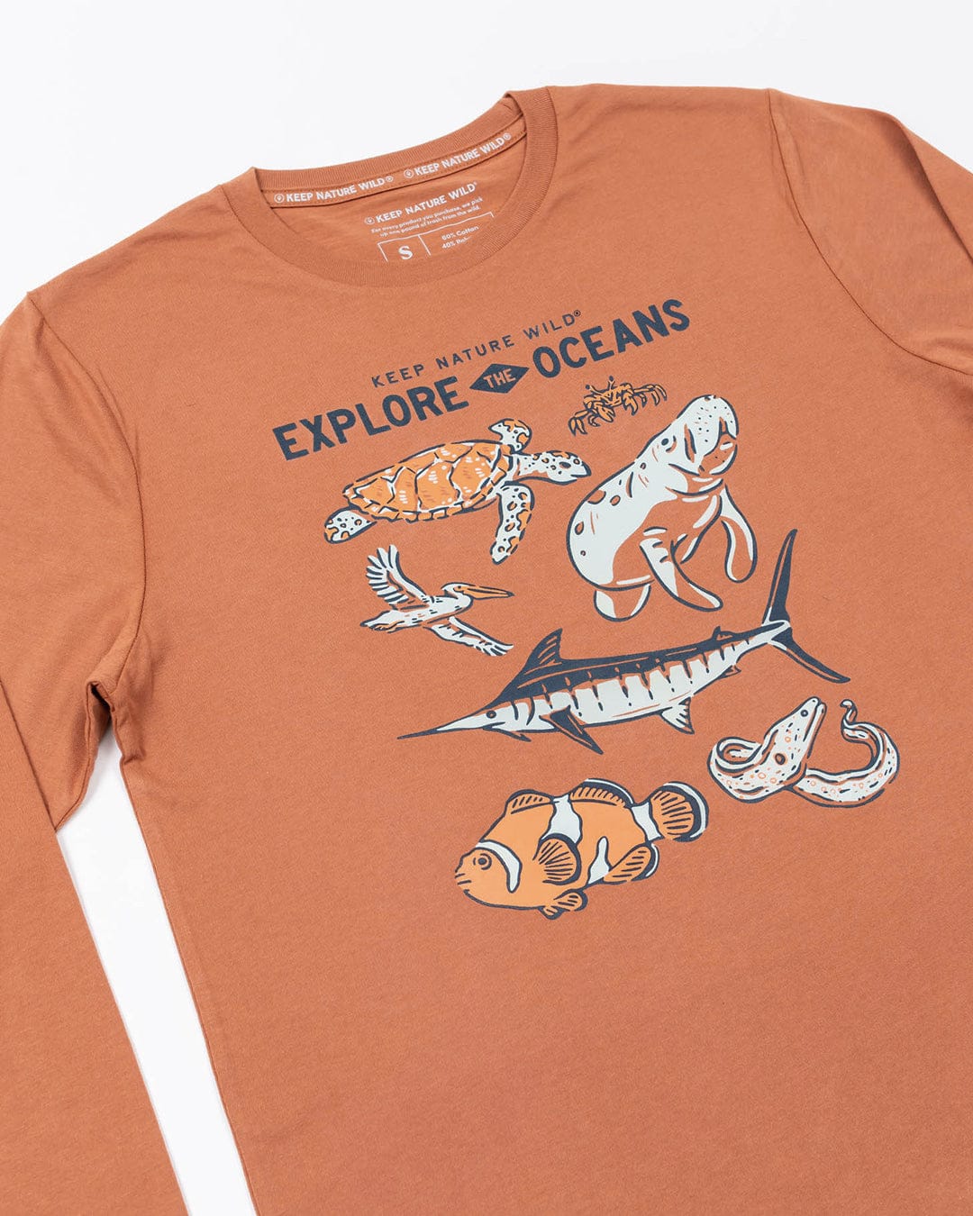 Keep Nature Wild Long Sleeve Nature Study Florida Unisex Long Sleeve Shirt | Redwood