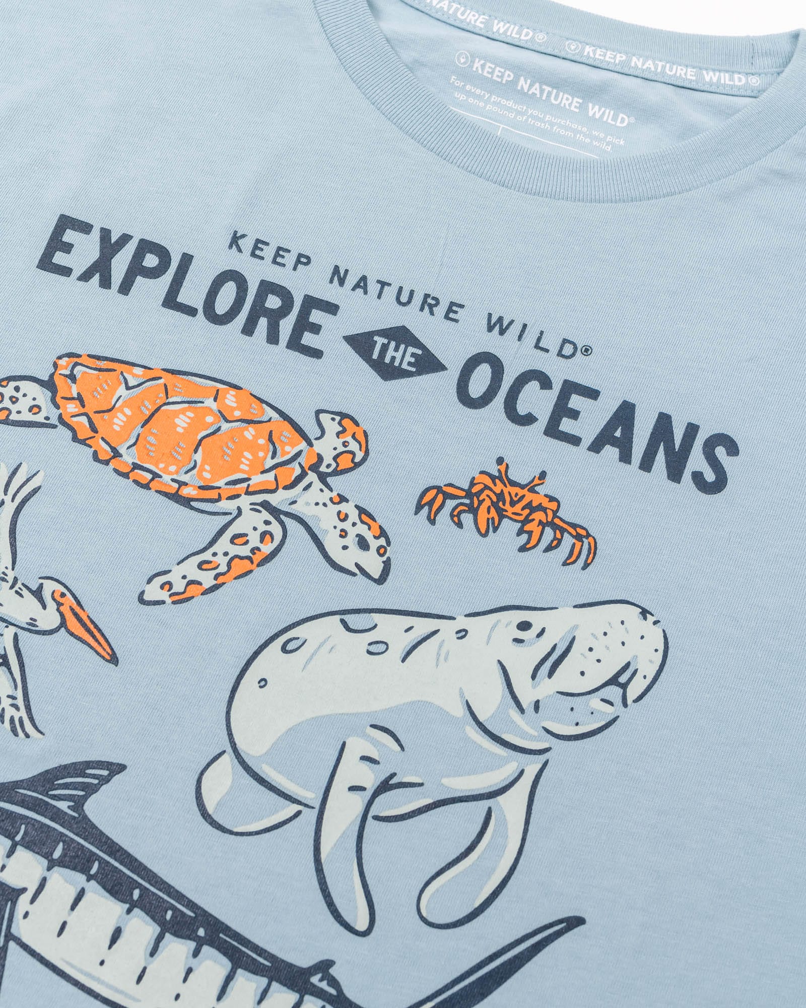 Keep Nature Wild Tee Nature Study Florida Unisex Tee | Morning Mist