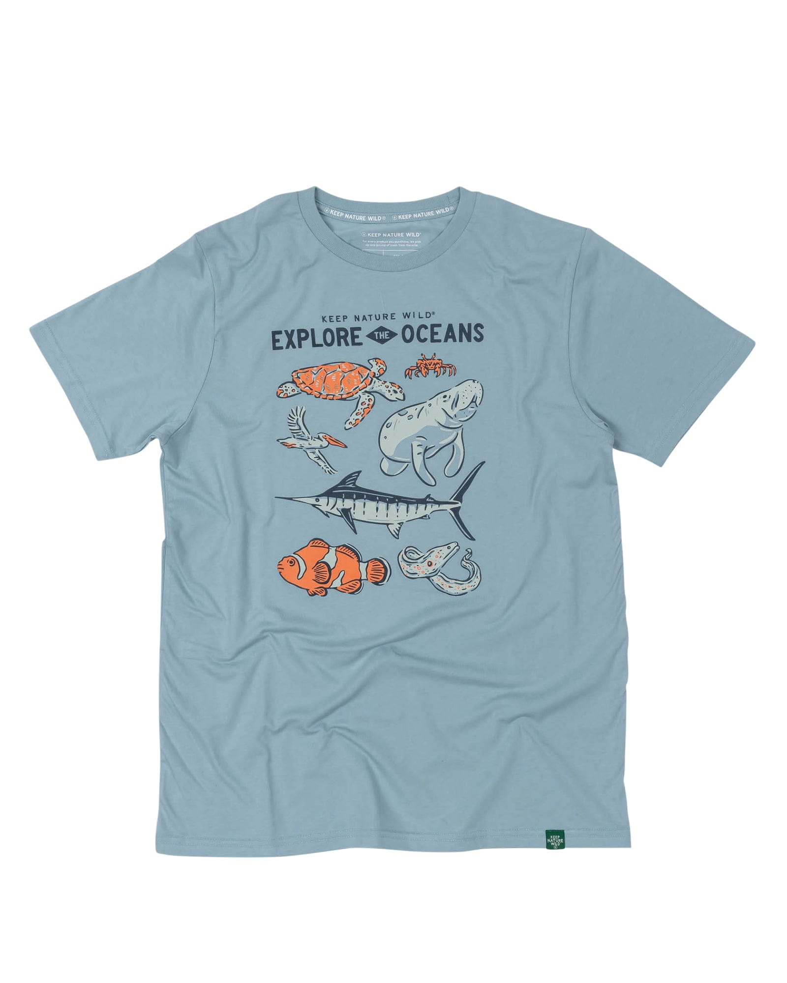 Keep Nature Wild Tee Nature Study Florida Unisex Tee | Morning Mist
