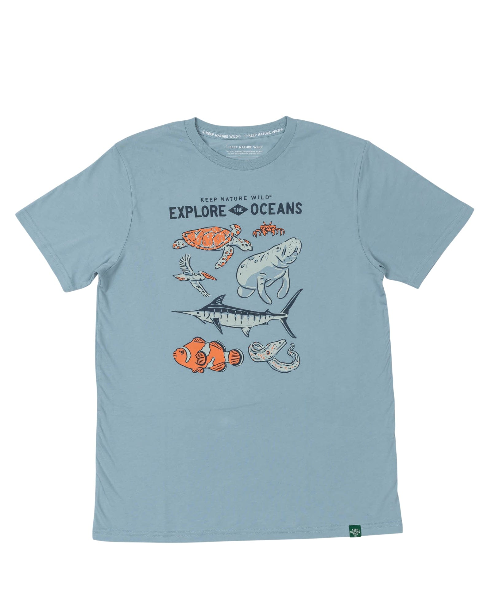 Keep Nature Wild Tee Nature Study Florida Unisex Tee | Morning Mist