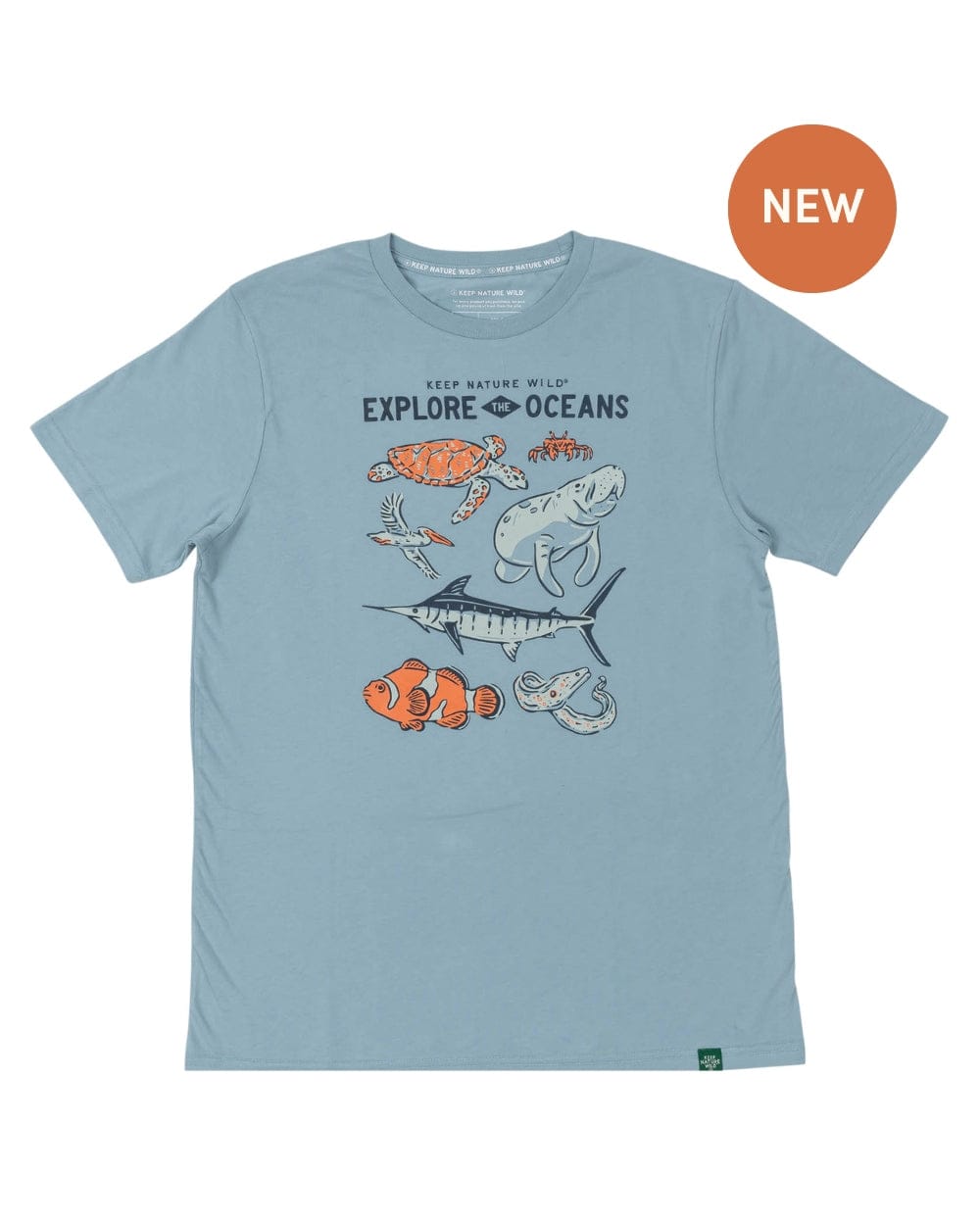 Keep Nature Wild Tee Nature Study Florida Unisex Tee | Morning Mist