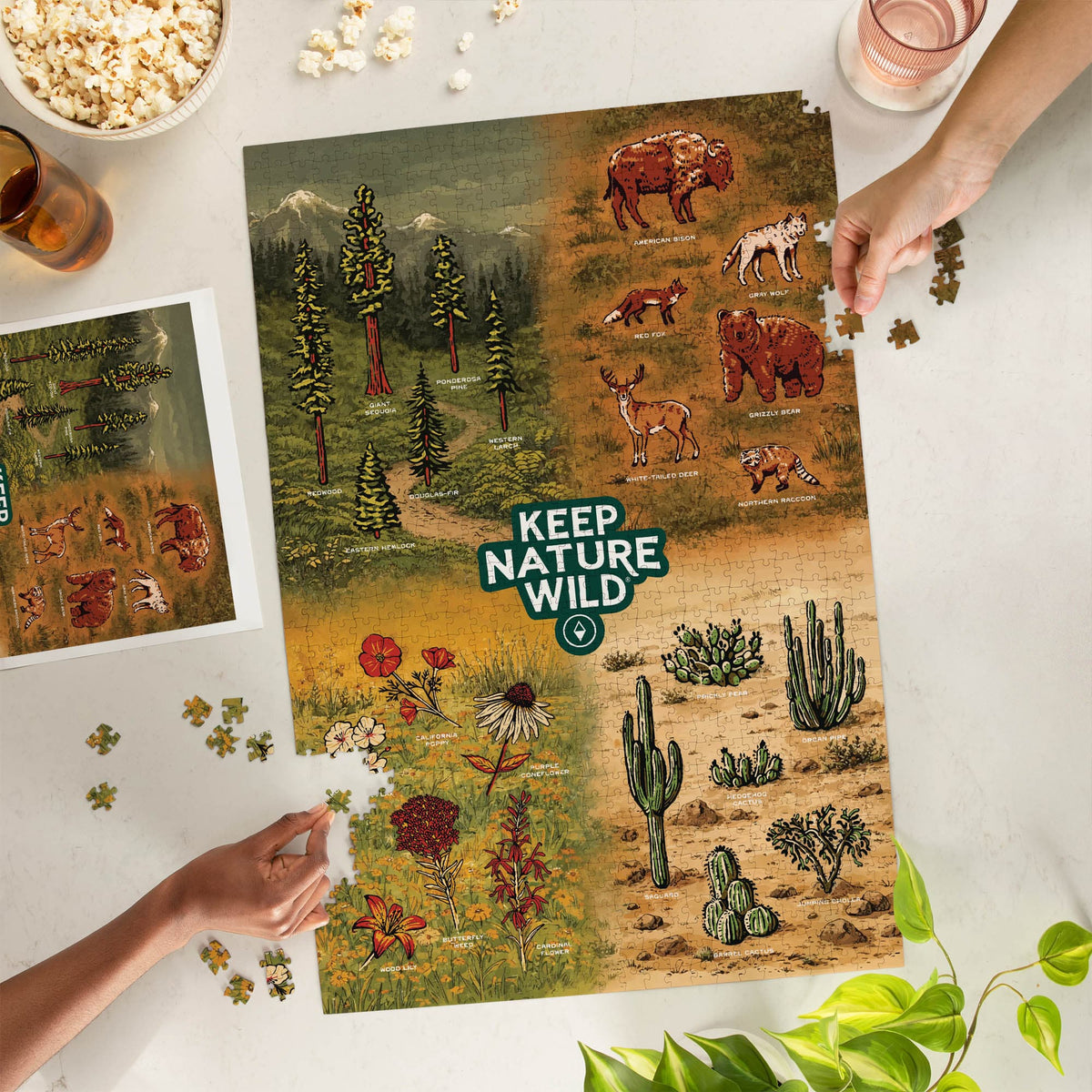 Keep Nature Wild Puzzle Nature Study Puzzle | 18.5 x 27.75" | 1000 Piece