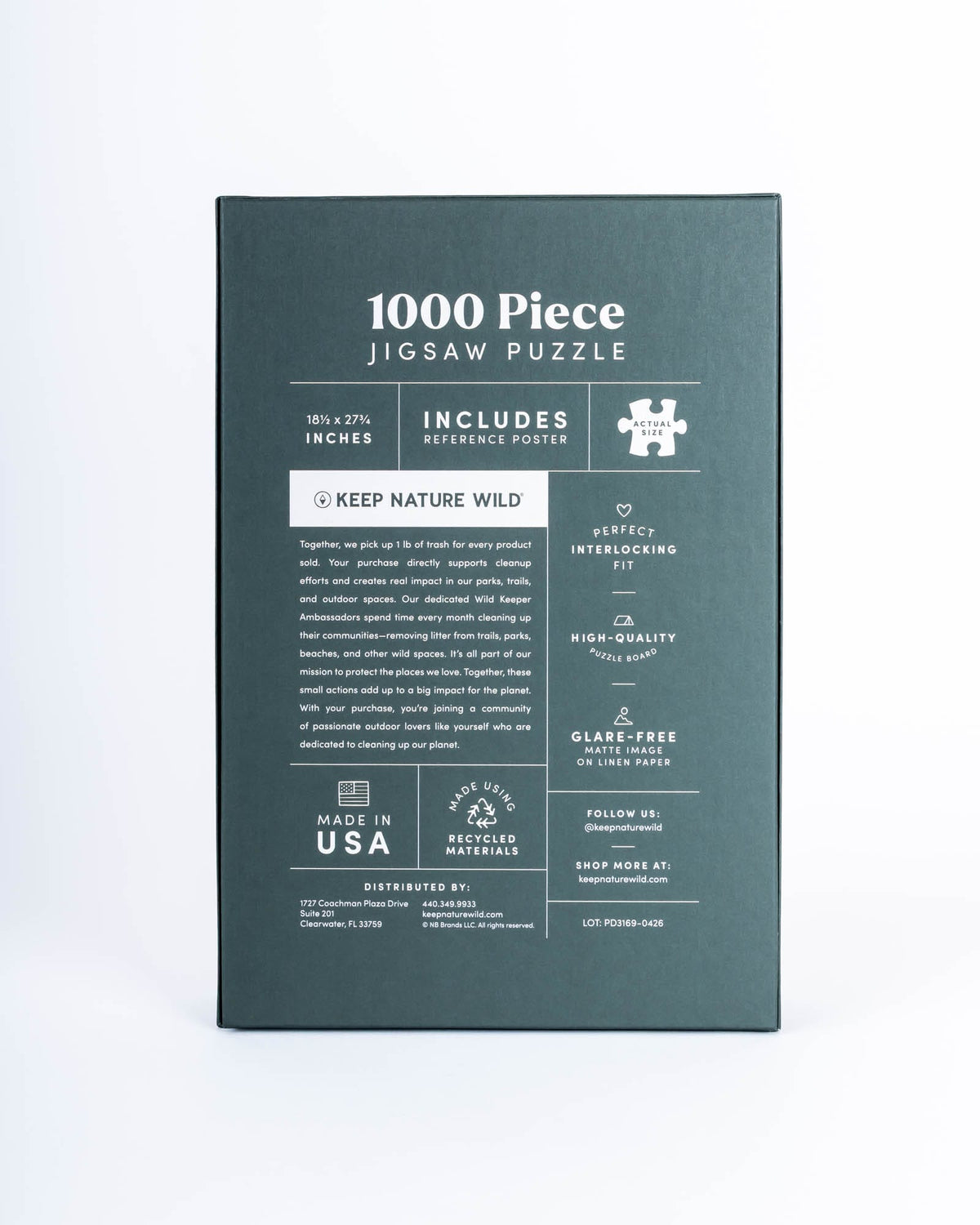 Keep Nature Wild Puzzle Nature Study Puzzle | 18.5 x 27.75" | 1000 Piece