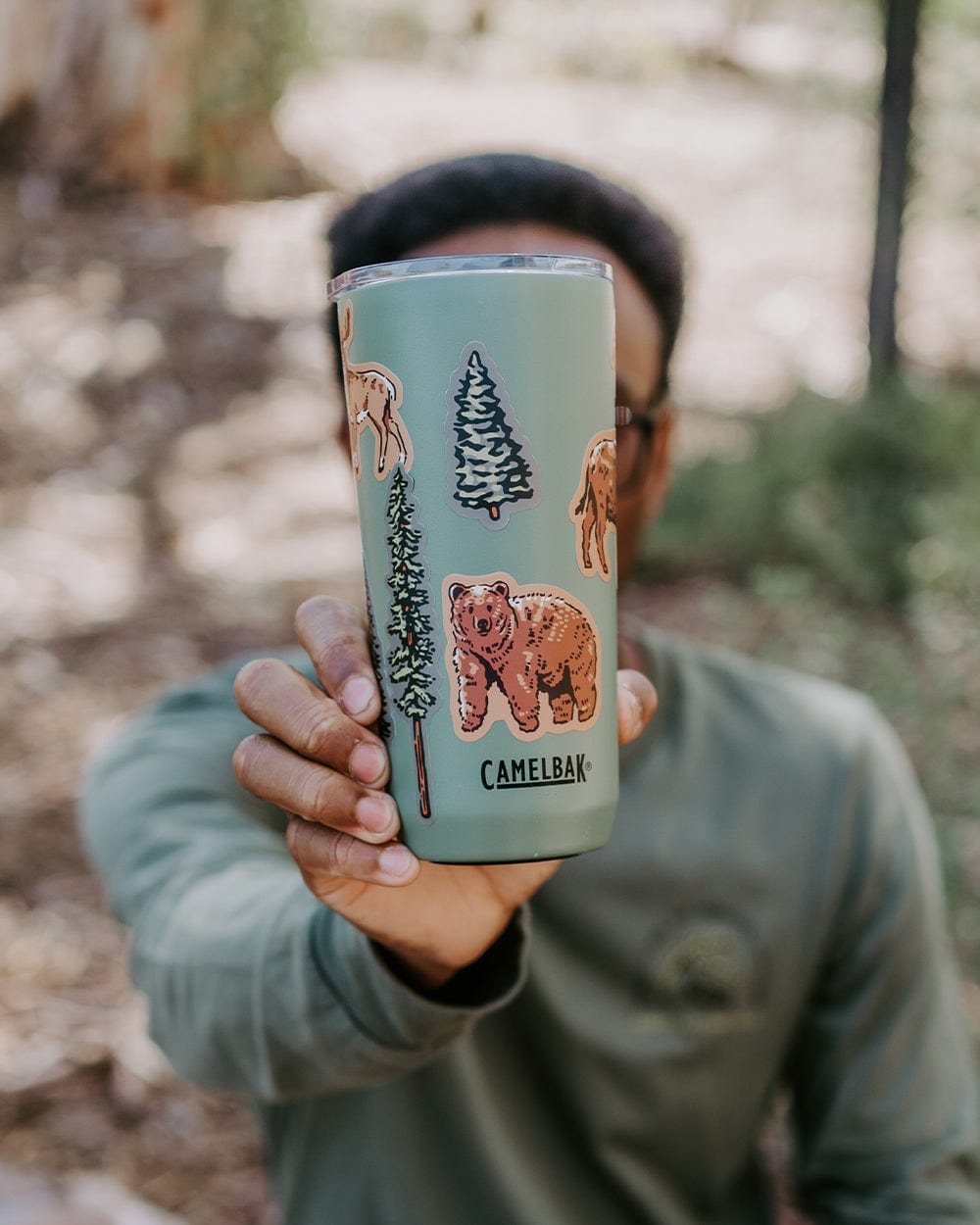 Keep Nature Wild Sticker Nature Study Water Bottle Sticker Pack | Wildlife
