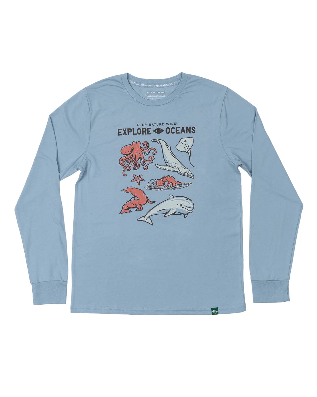 Keep Nature Wild Long Sleeve Nature Study West Coast Unisex Long Sleeve Shirt | Morning Mist