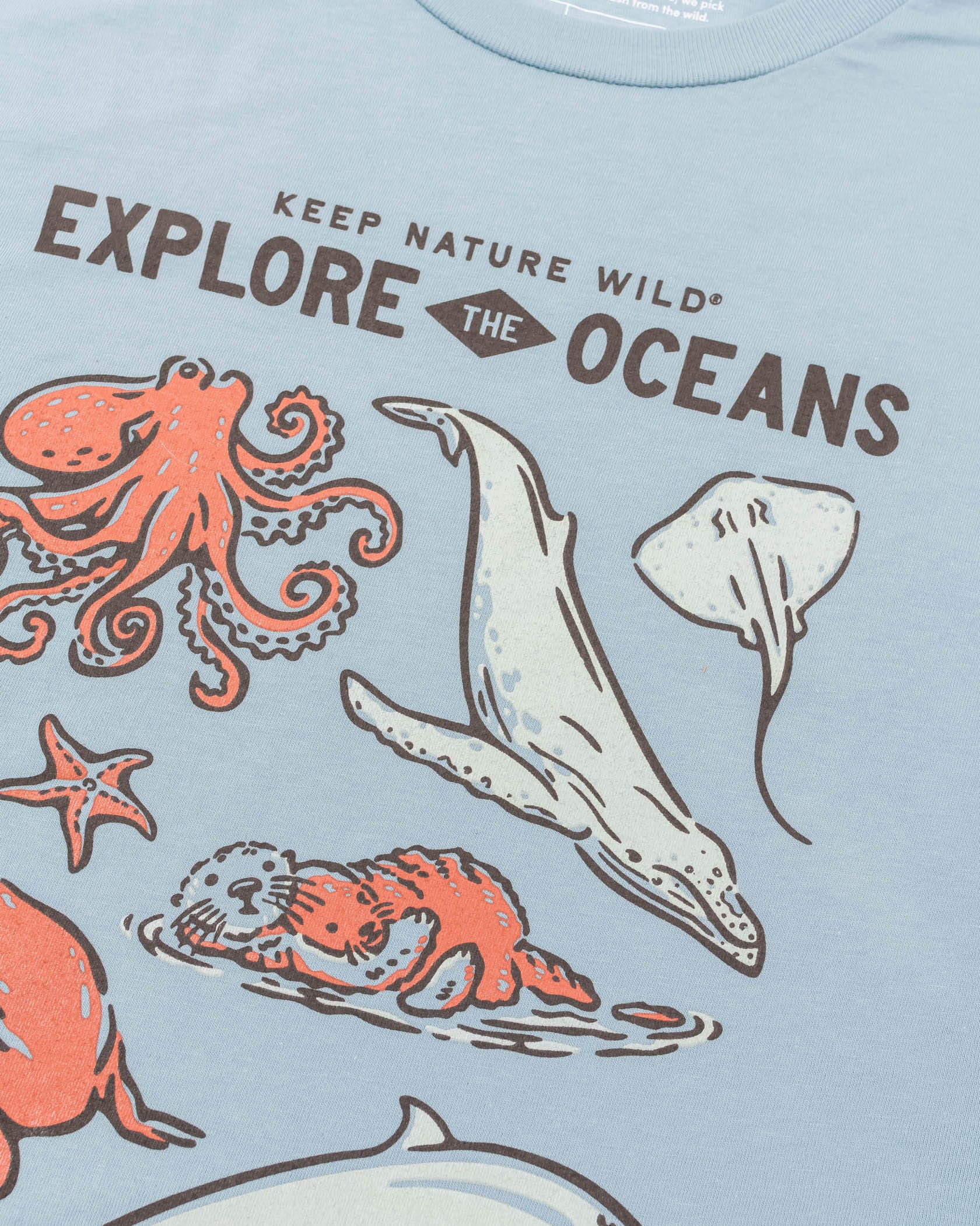 Keep Nature Wild Long Sleeve Nature Study West Coast Unisex Long Sleeve Shirt | Morning Mist