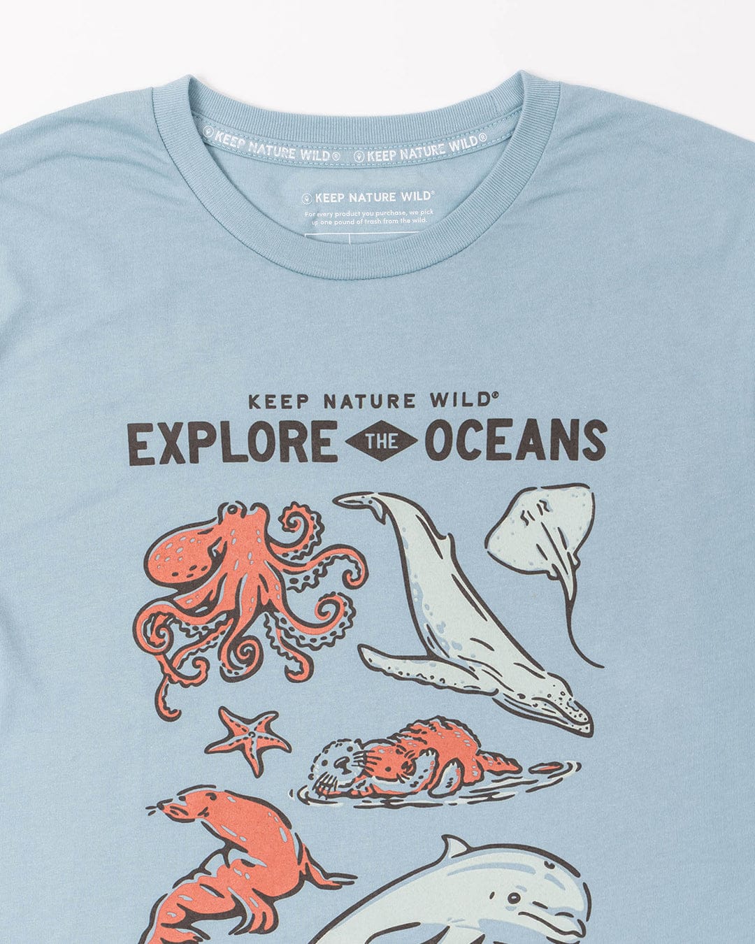 Keep Nature Wild Long Sleeve Nature Study West Coast Unisex Long Sleeve Shirt | Morning Mist