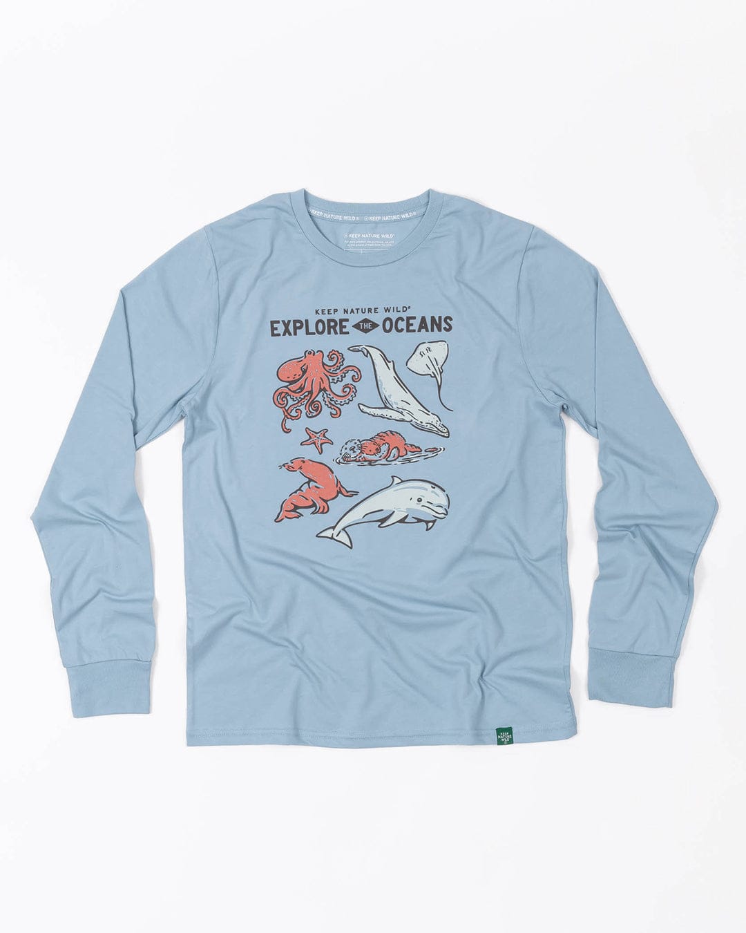 Keep Nature Wild Long Sleeve Nature Study West Coast Unisex Long Sleeve Shirt | Morning Mist