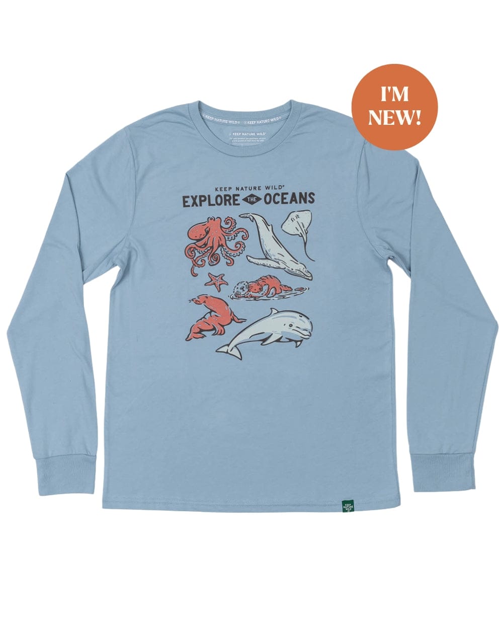 Keep Nature Wild Long Sleeve Nature Study West Coast Unisex Long Sleeve Shirt | Morning Mist