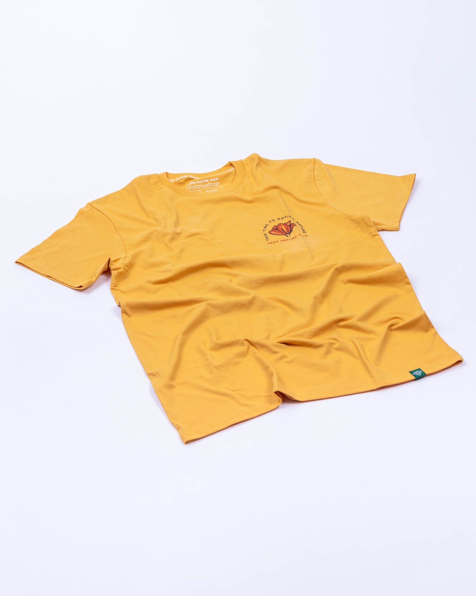 Keep Nature Wild Tee Nature Study Wildflowers Unisex Tee | Mustard