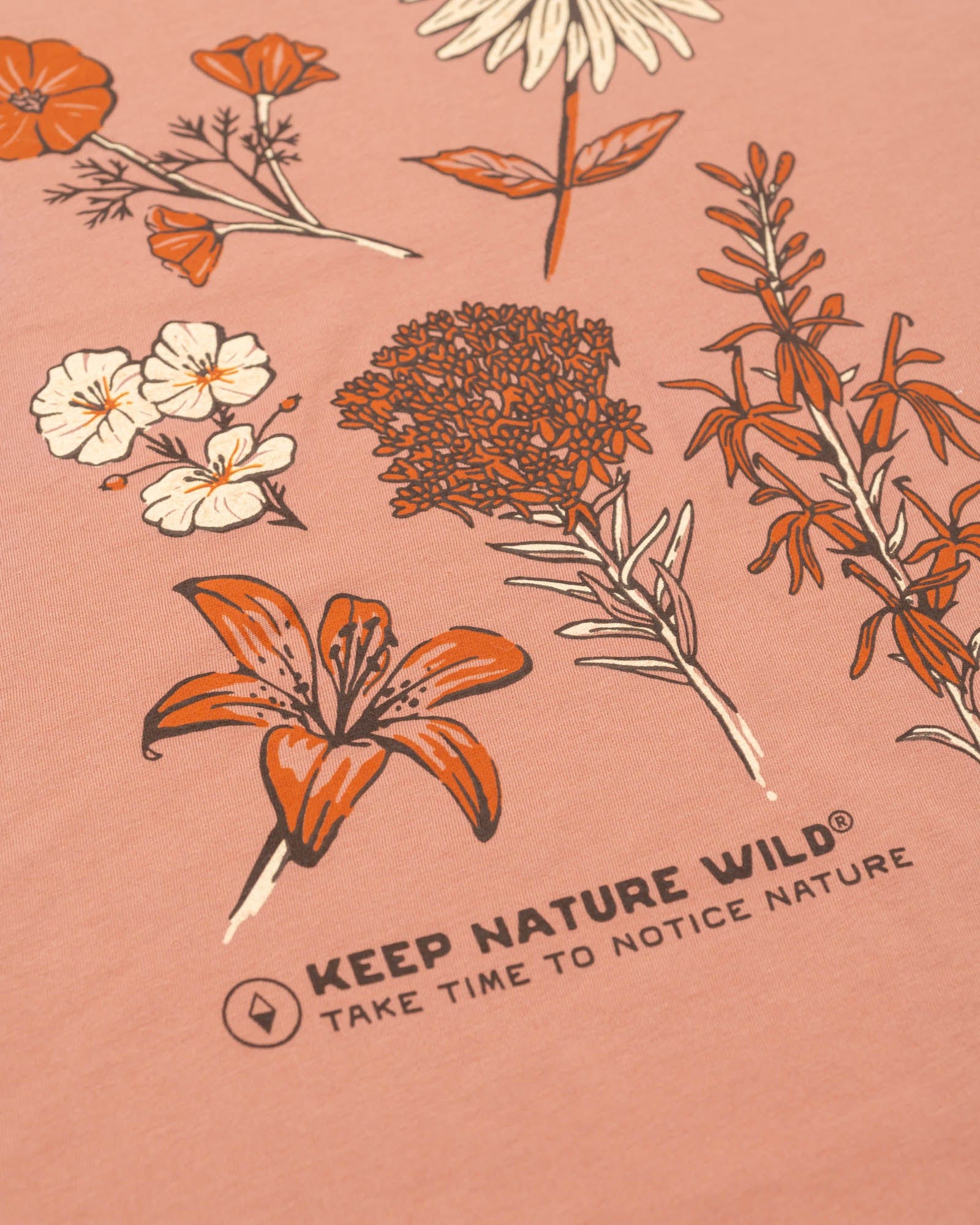 Keep Nature Wild Tank Nature Study Wildflowers Women's Muscle Tank | Canyon Rose