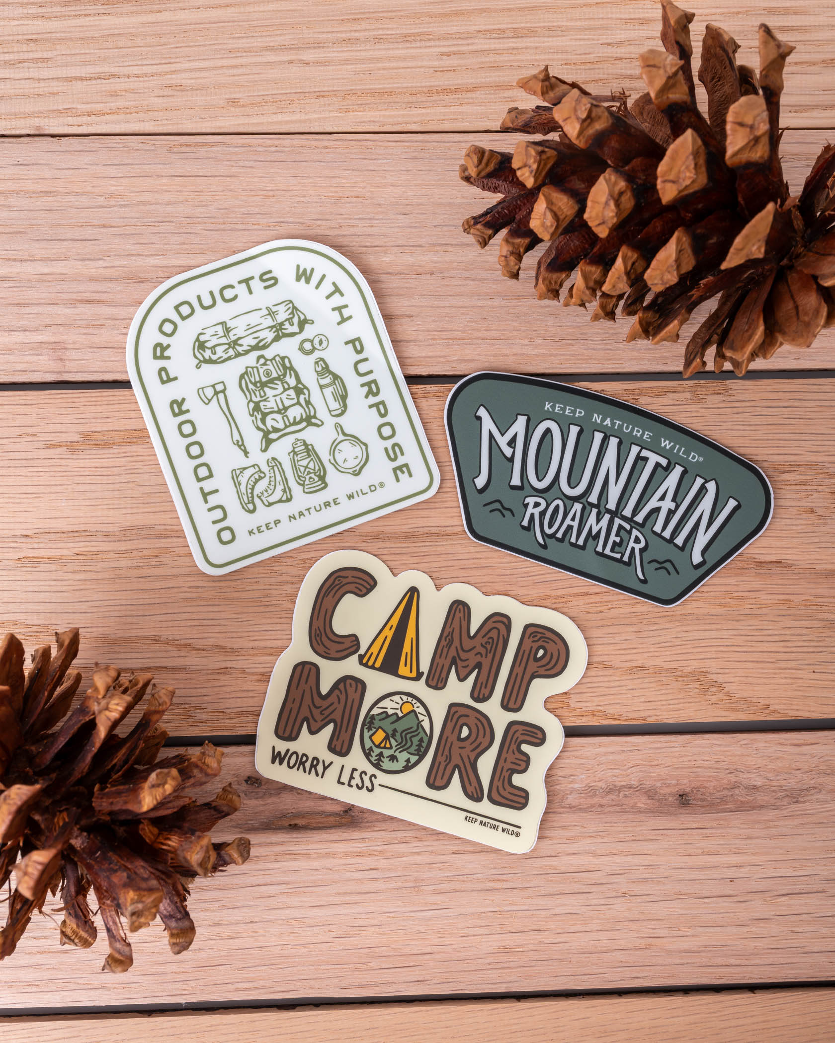 Keep Nature Wild Sticker Outdoor Products with Purpose | Sticker