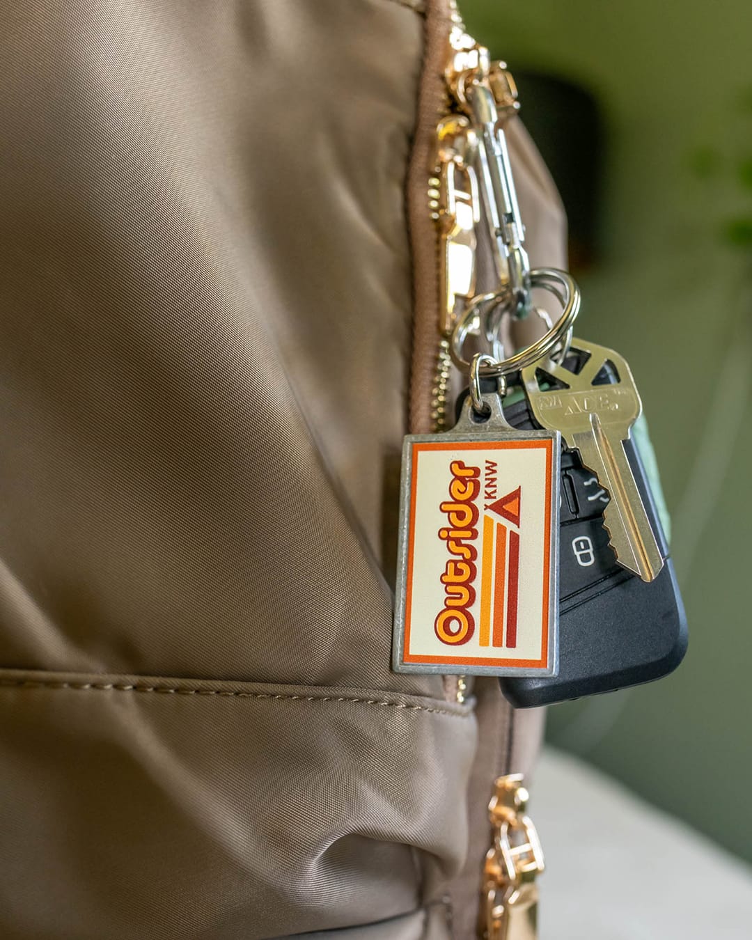 Keep Nature Wild Key Ring Outsider | Pewter Key Ring