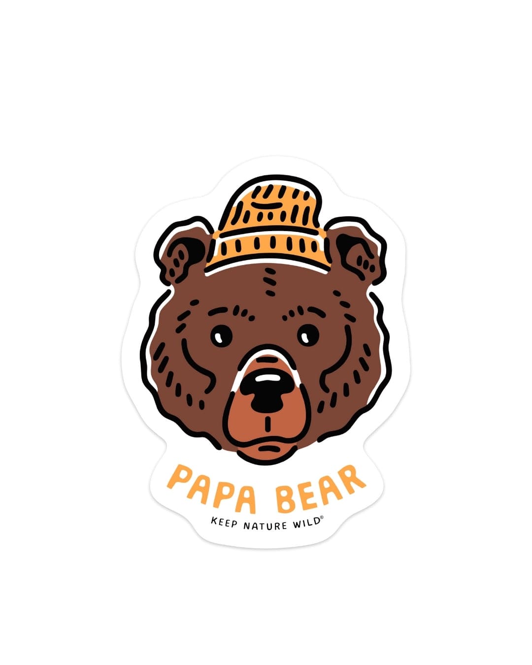 Keep Nature Wild Sticker Papa Bear | Sticker