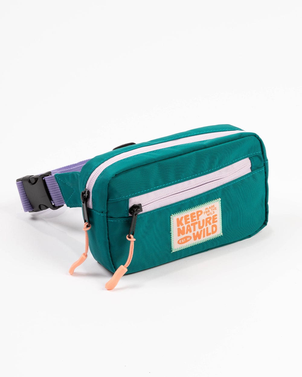 Keep Nature Wild PREORDER: KNW Fanny Pack Mini | Teal/Lavender