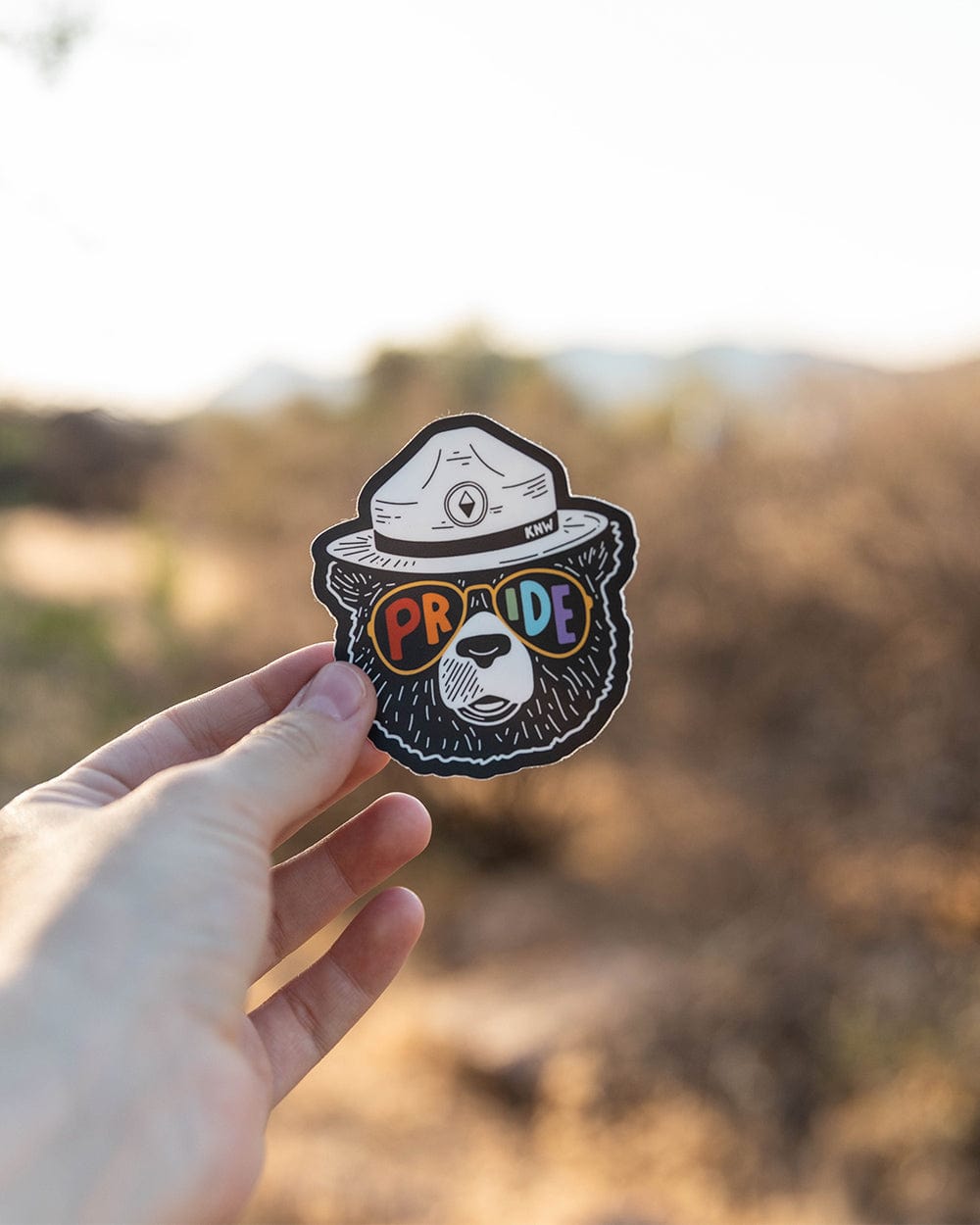 Keep Nature Wild Sticker Pride Stickers (4-Pack)