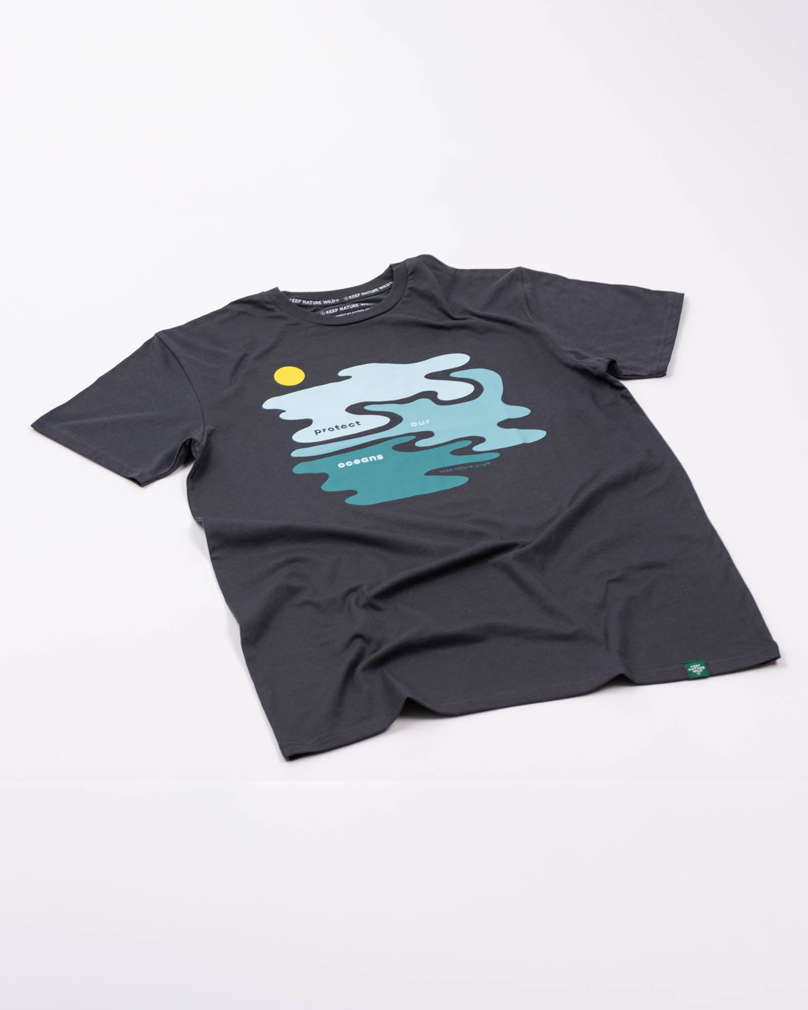 Keep Nature Wild Tee Protect Our Oceans Unisex Tee | Coal