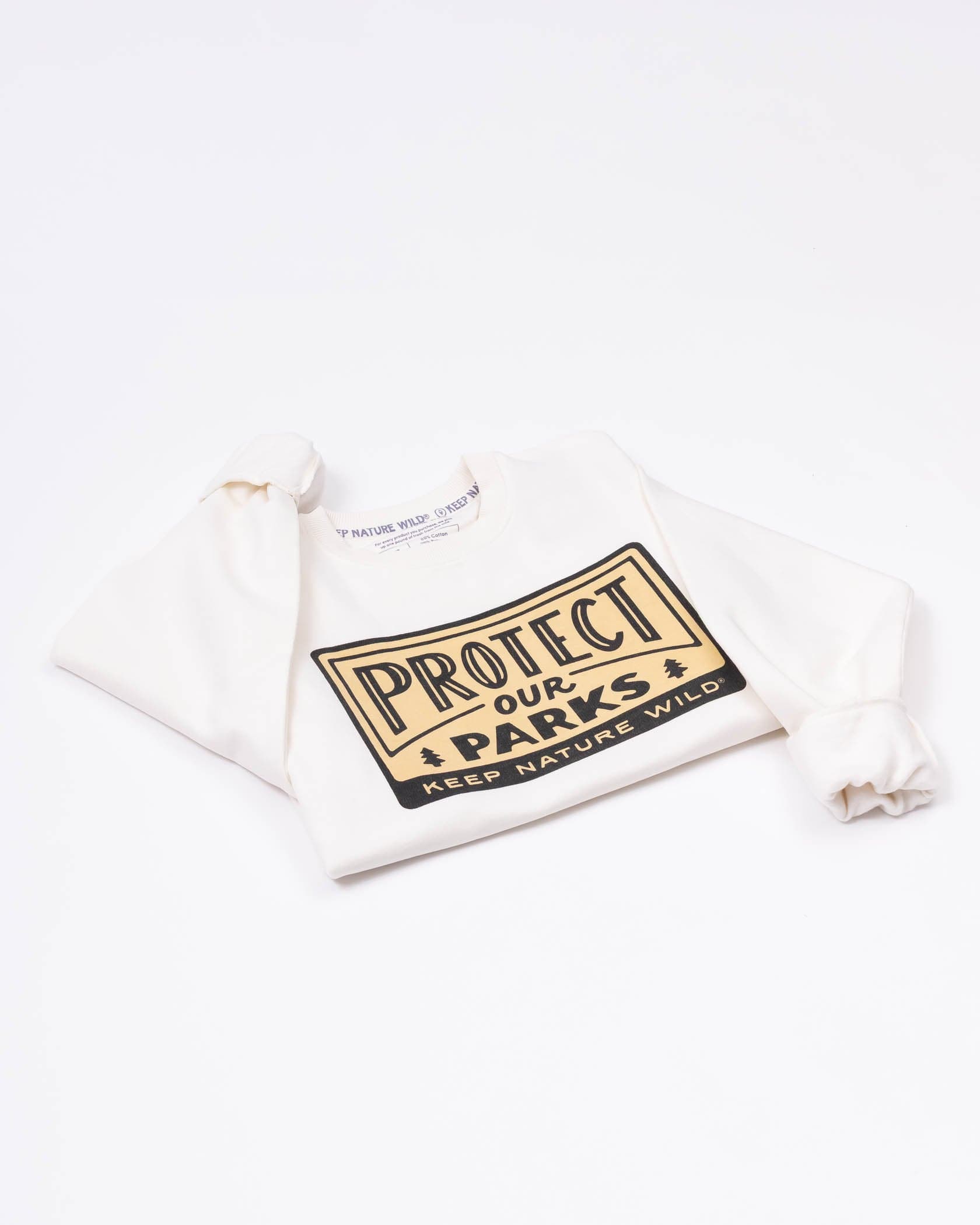 Keep Nature Wild Outerwear Protect Our Parks Crewneck Sweatshirt | Natural
