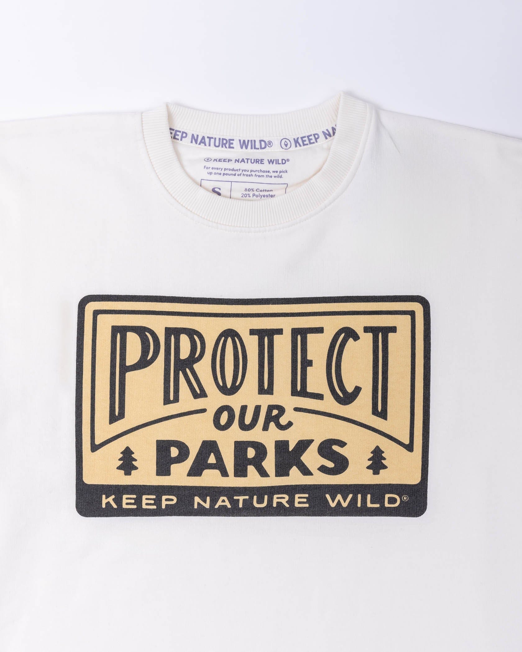 Keep Nature Wild Outerwear Protect Our Parks Crewneck Sweatshirt | Natural