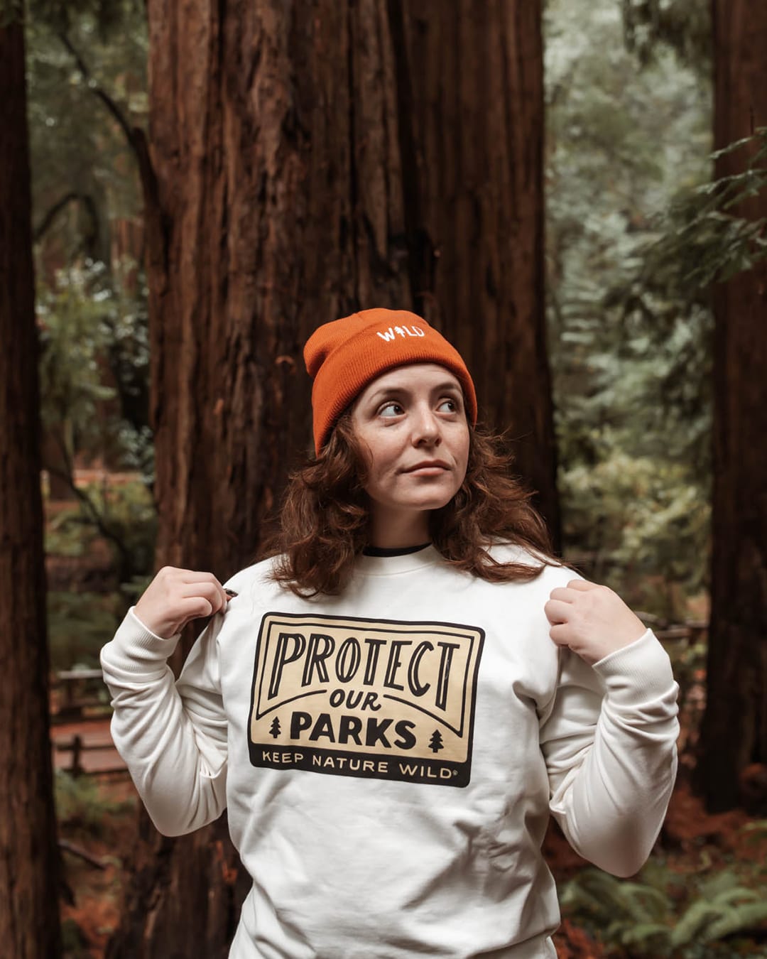 Keep Nature Wild Outerwear Protect Our Parks Crewneck Sweatshirt | Natural