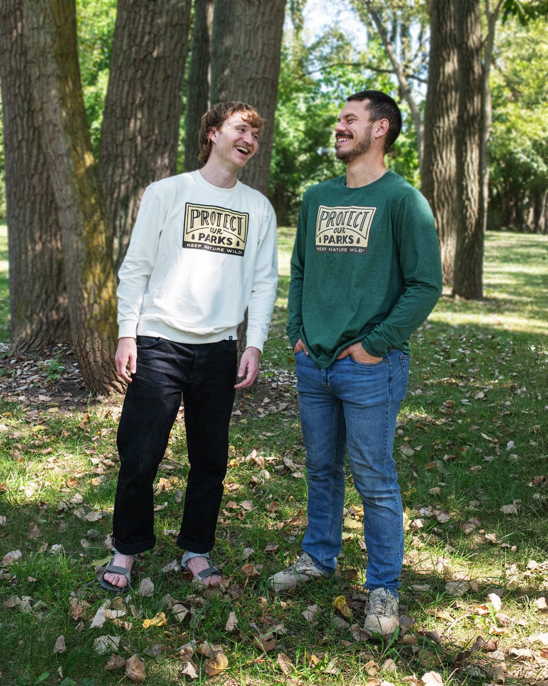 Keep Nature Wild Long Sleeve Protect Our Parks Unisex Long Sleeve Shirt | Heather Forest