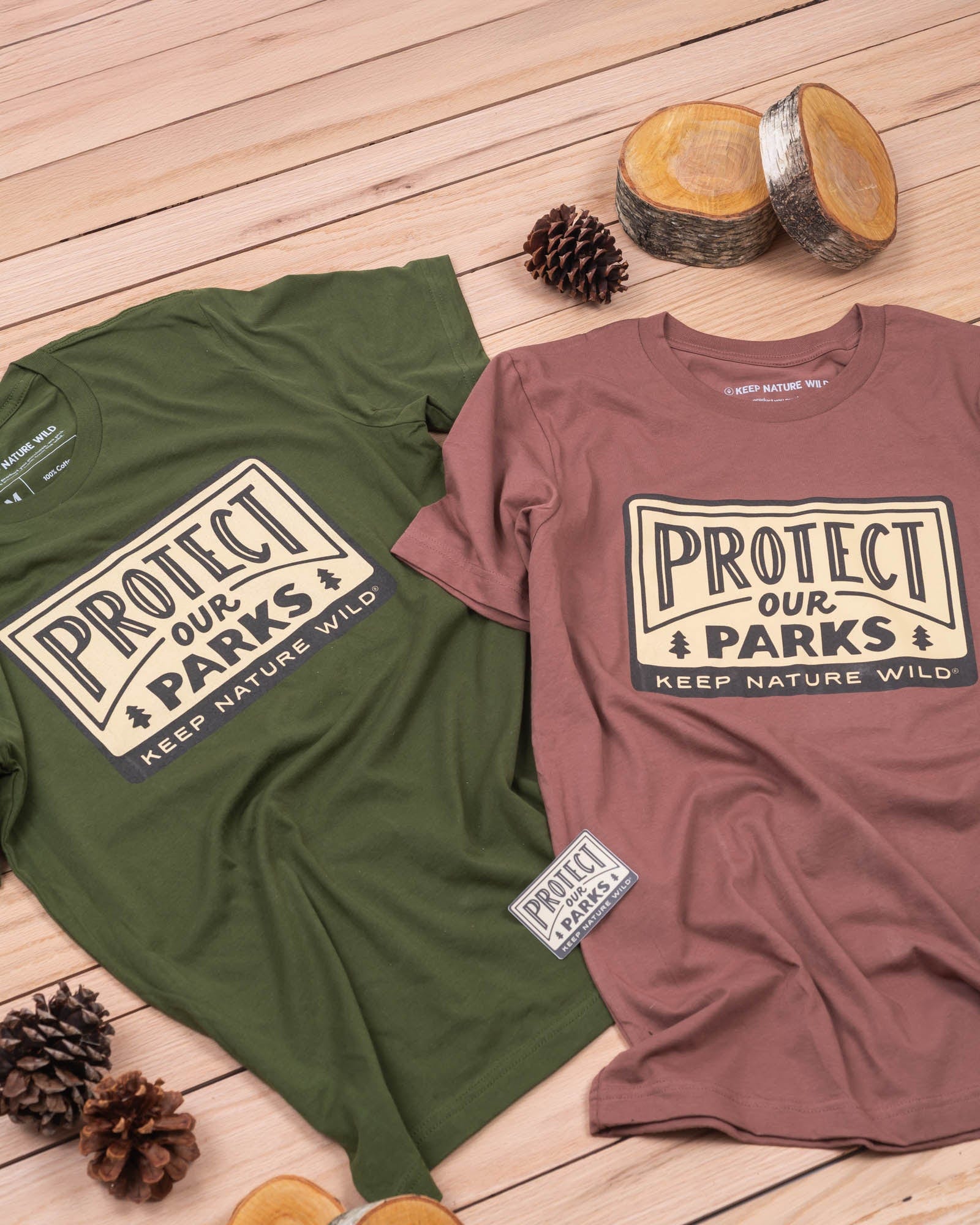 Keep Nature Wild Tee Protect Our Parks Unisex Tee | Olive