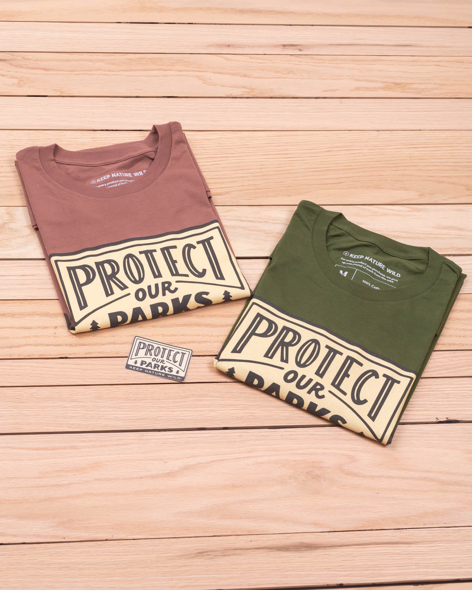 Keep Nature Wild Tee Protect Our Parks Unisex Tee | Olive