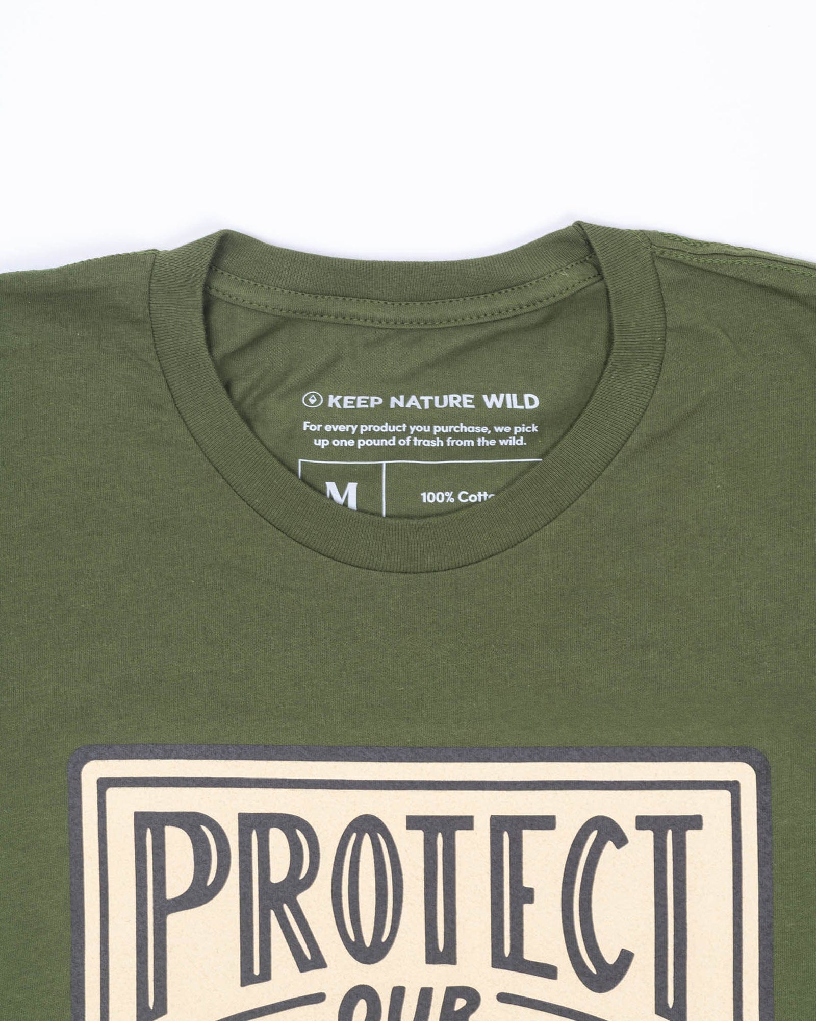 Keep Nature Wild Tee Protect Our Parks Unisex Tee | Olive