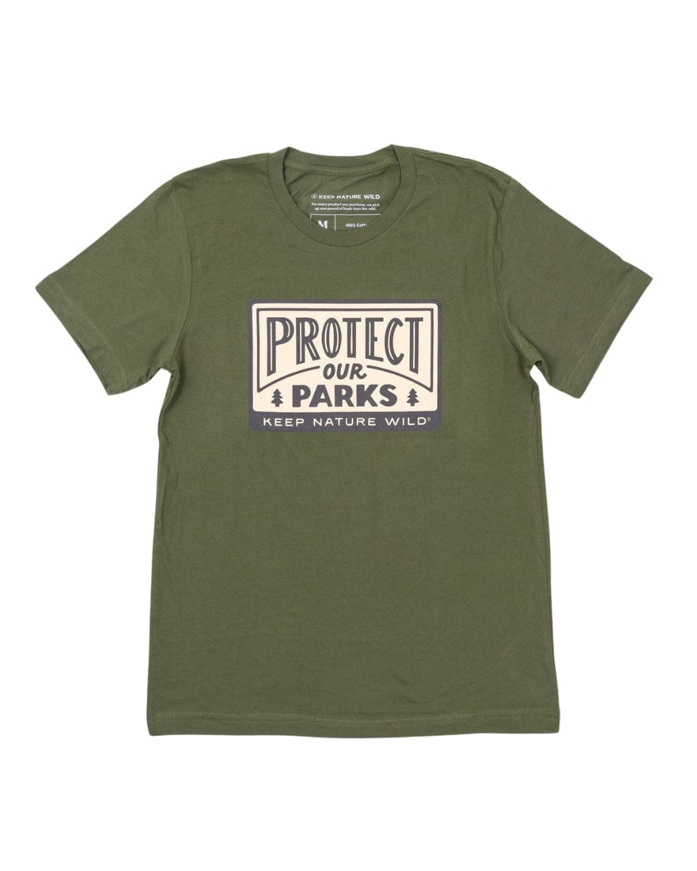 Keep Nature Wild Tee Protect Our Parks Unisex Tee | Olive