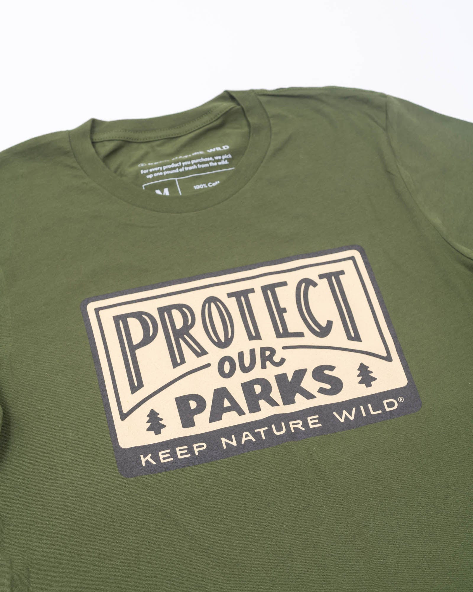 Keep Nature Wild Tee Protect Our Parks Unisex Tee | Olive