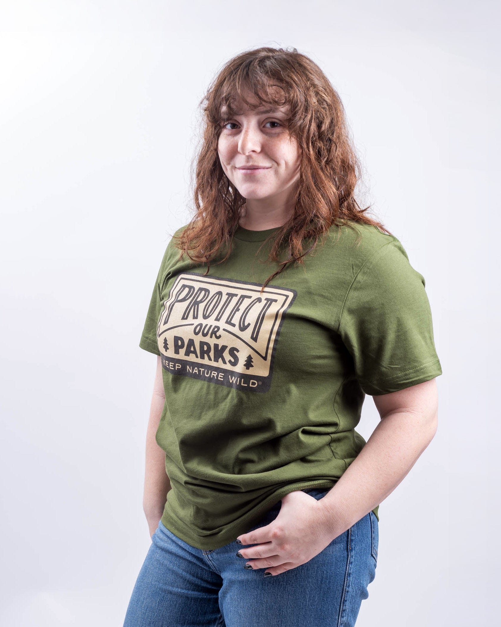 Keep Nature Wild Tee Protect Our Parks Unisex Tee | Olive