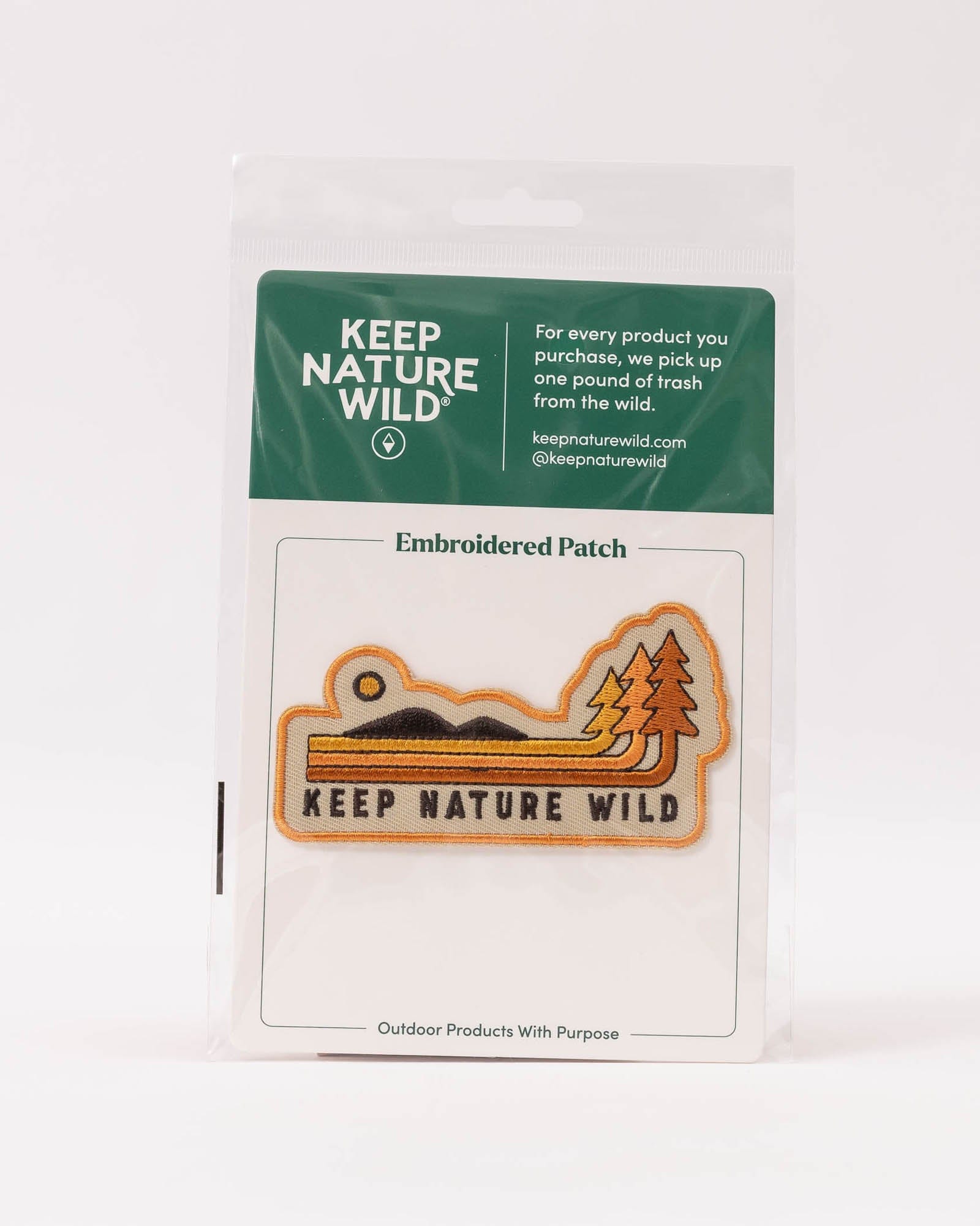 Keep Nature Wild Patch Retro Pines | Patch