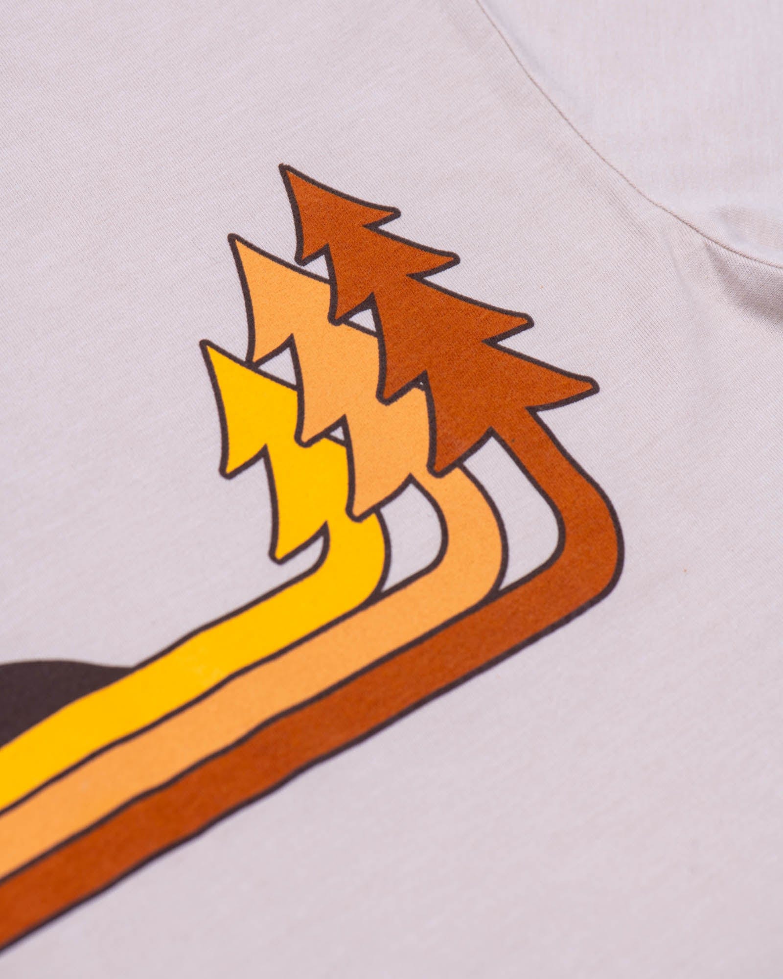 Keep Nature Wild Tee Retro Pines Unisex Tee | Heather Tan